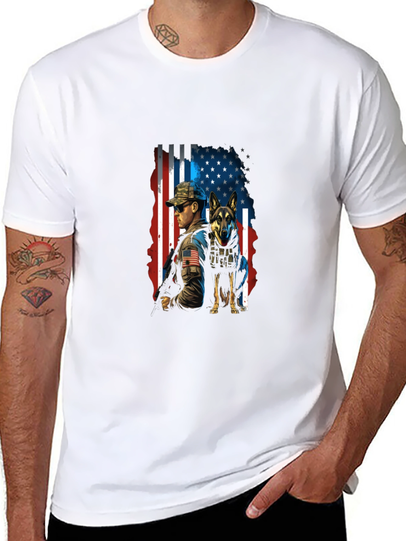 Patriotic K9 T-Shirt