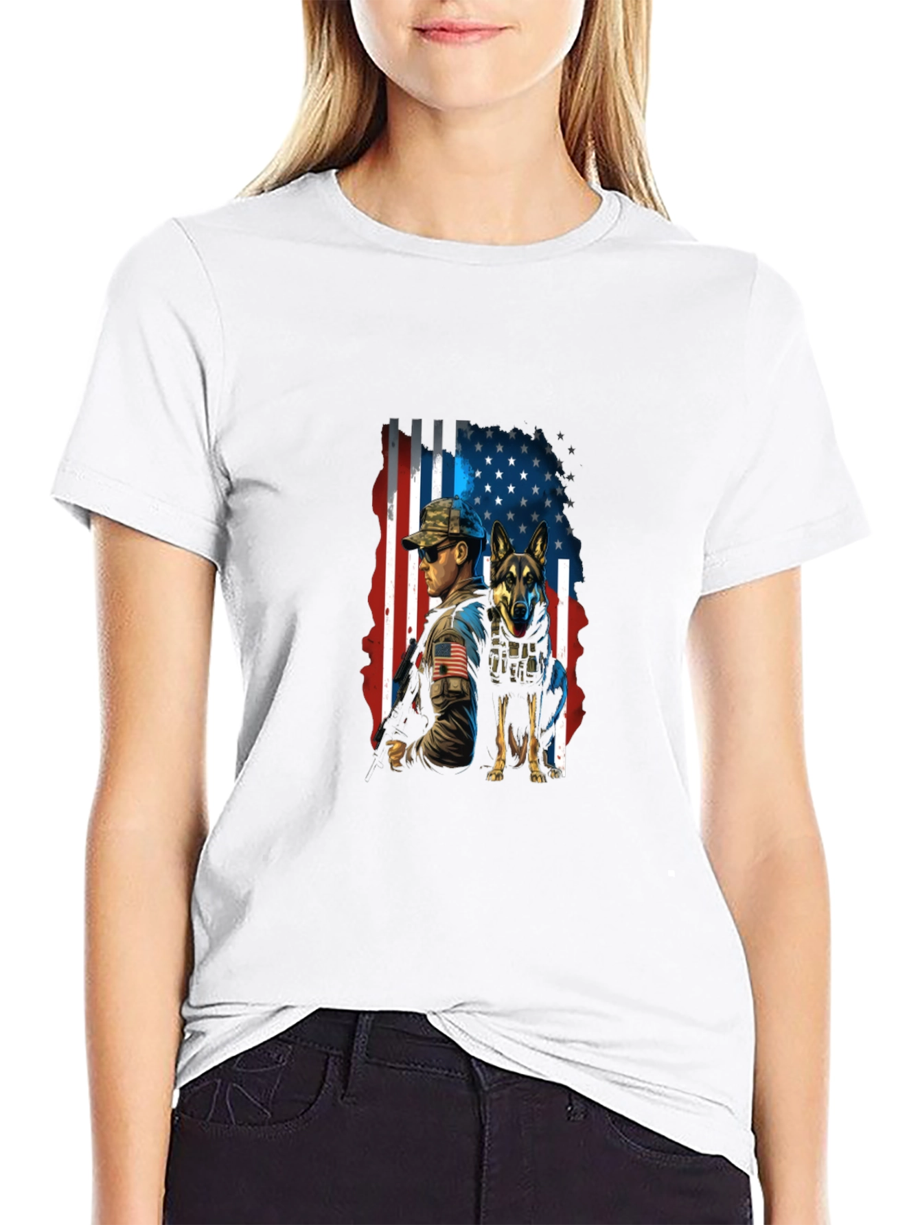 Patriotic K9 T-Shirt