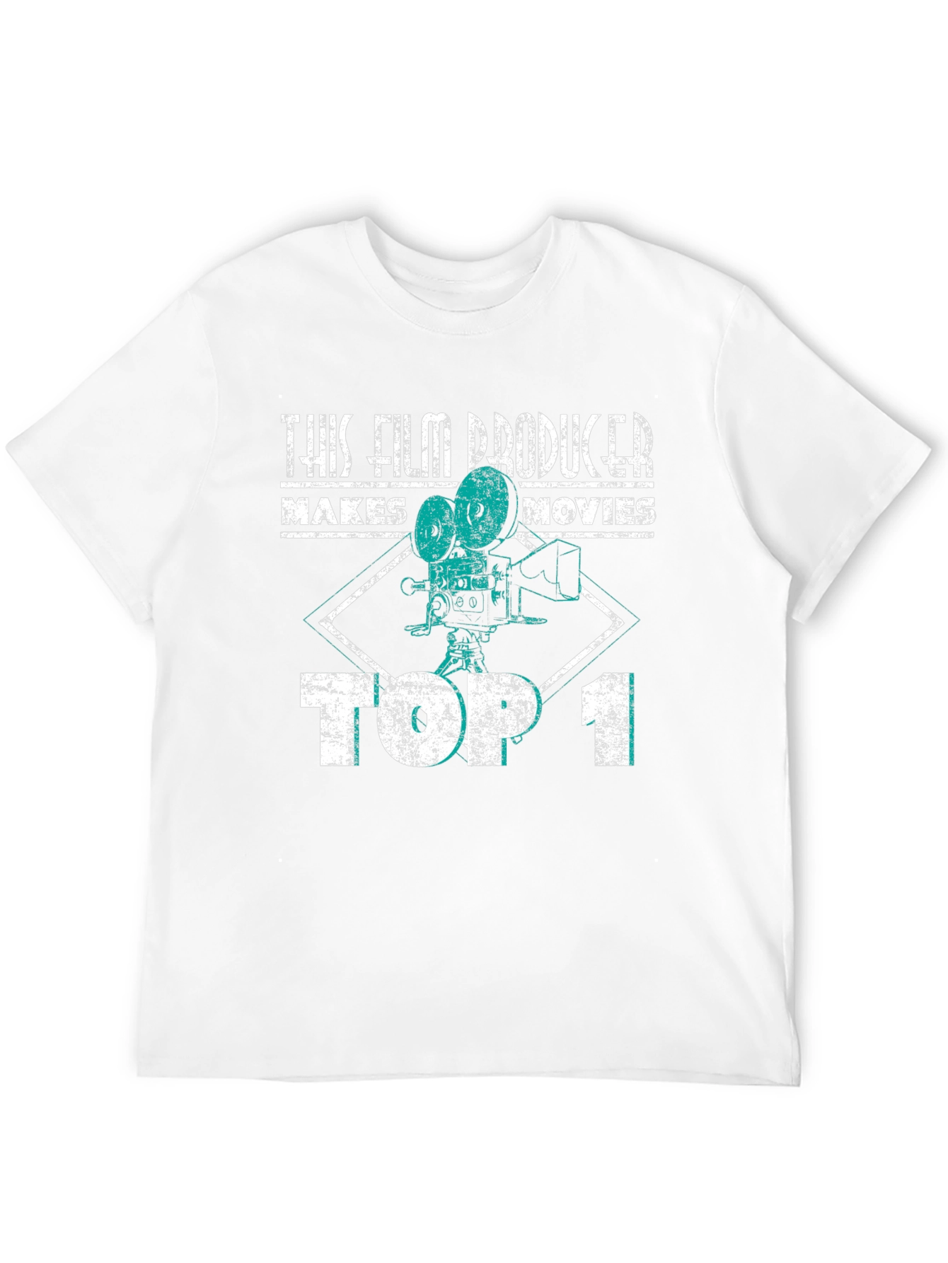 Film Producer T-Shirt - Makes Movies Top 1