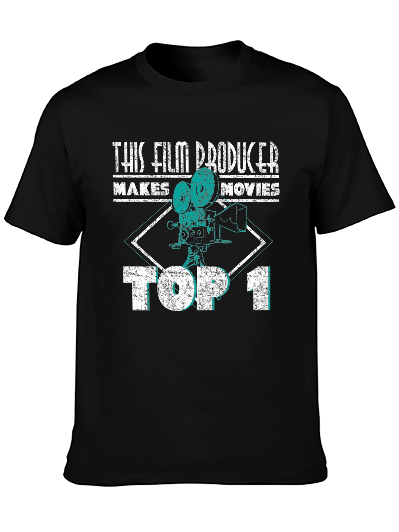 Film Producer T-Shirt - Makes Movies Top 1