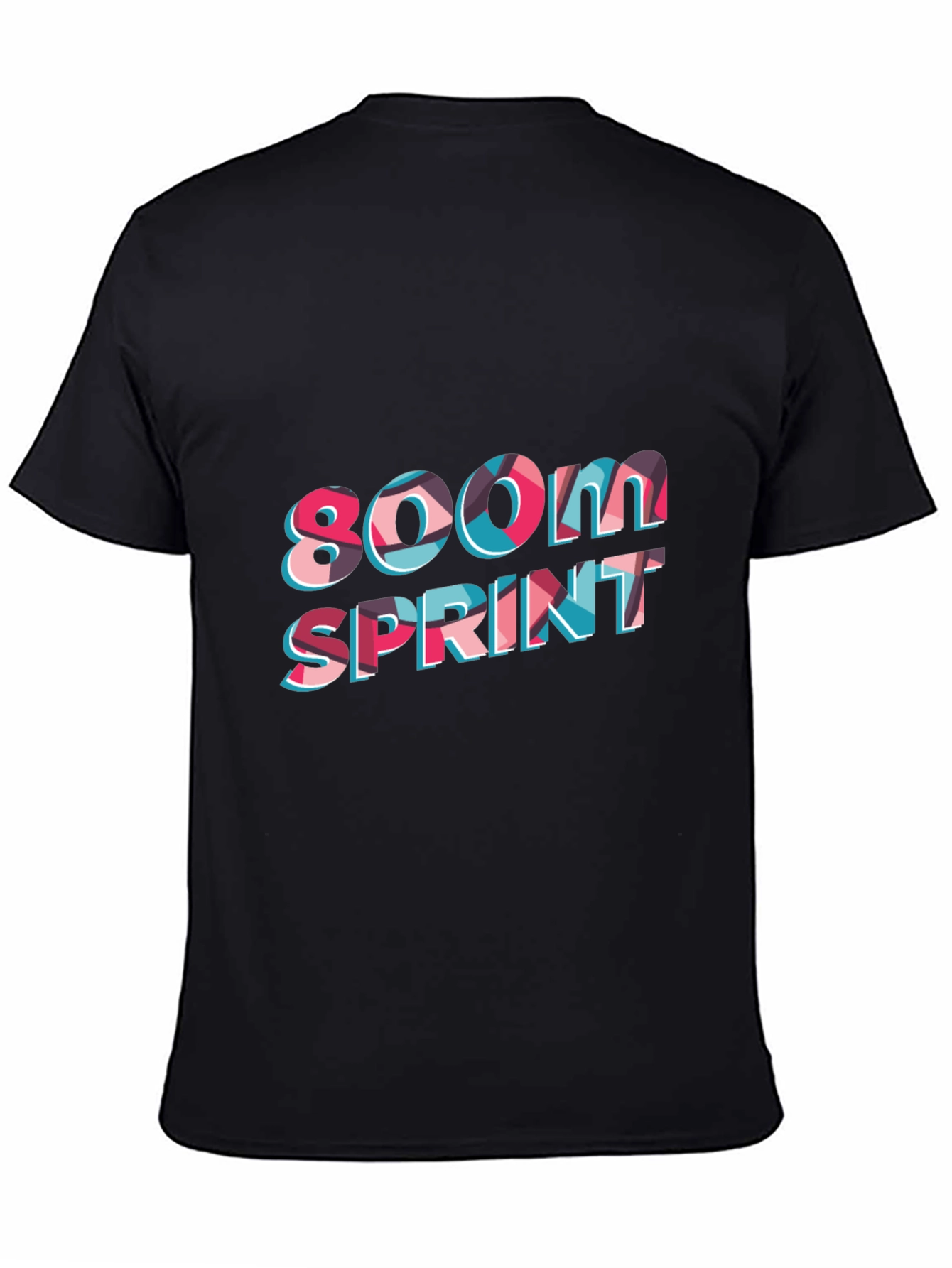 800M Sprint Black T-Shirt