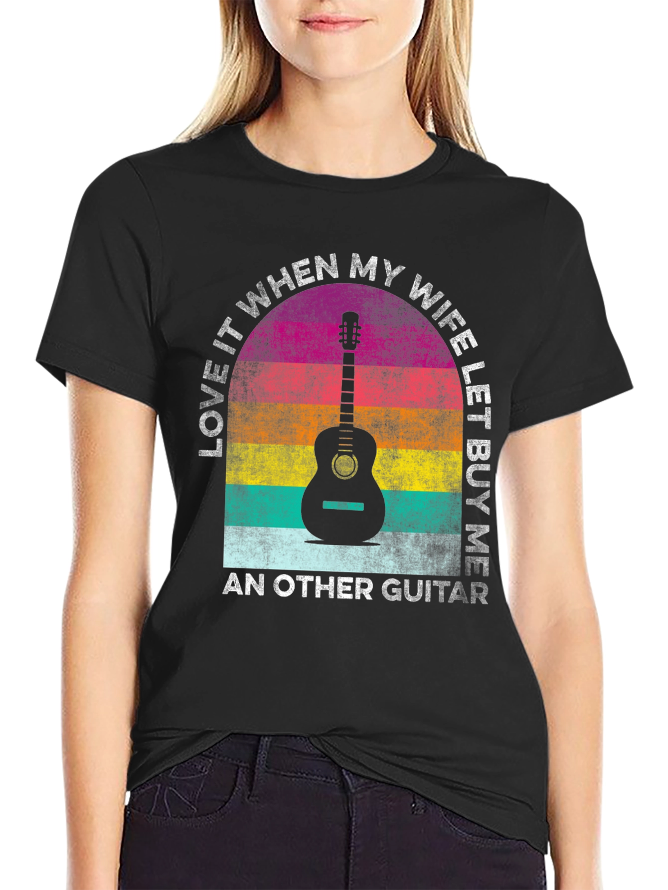 Guitar Lover T-Shirt: My Wife Buys Me Guitars!