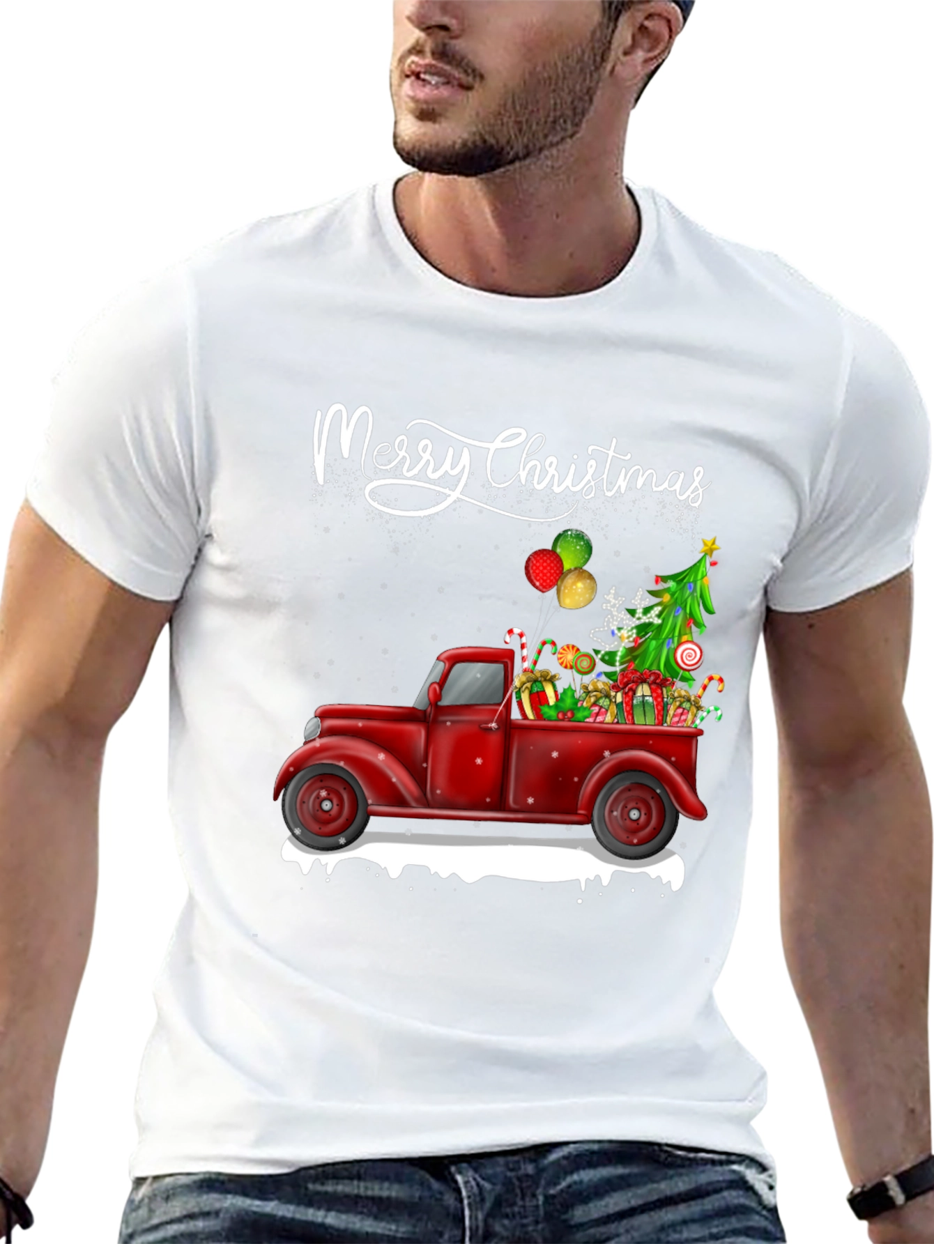 Merry Christmas Truck T-Shirt