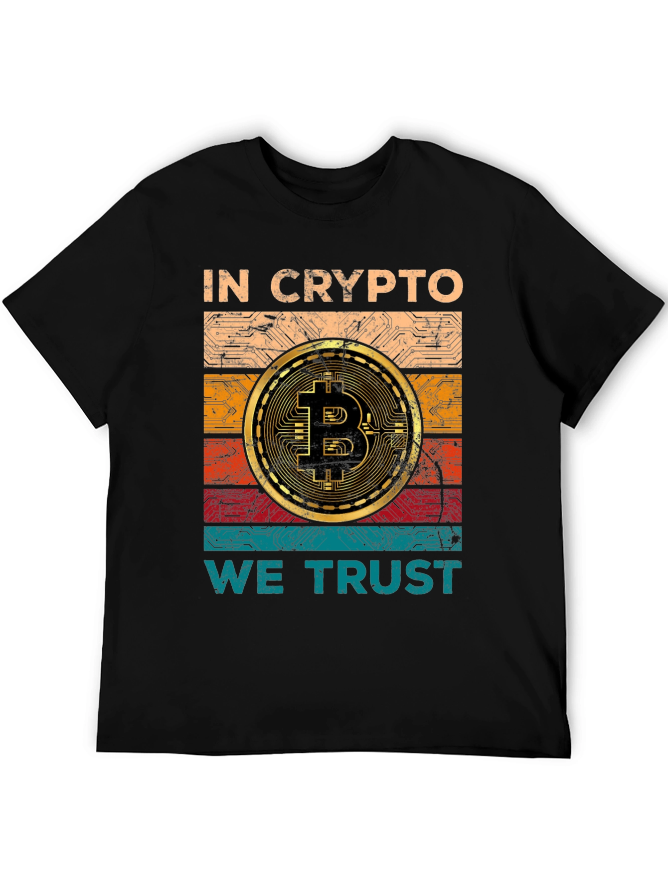 In Crypto We Trust Bitcoin Graphic Tee