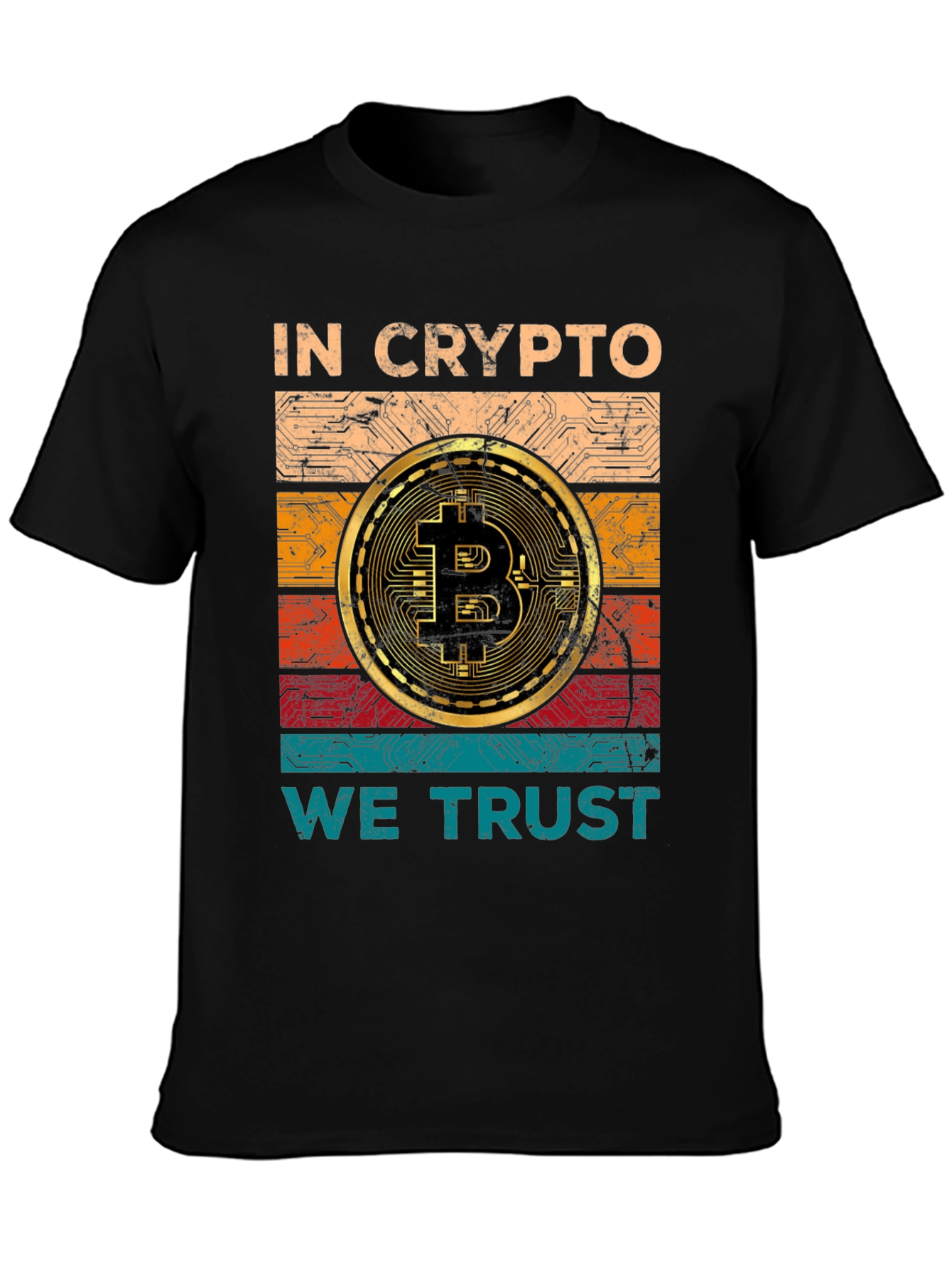 In Crypto We Trust Bitcoin Graphic Tee