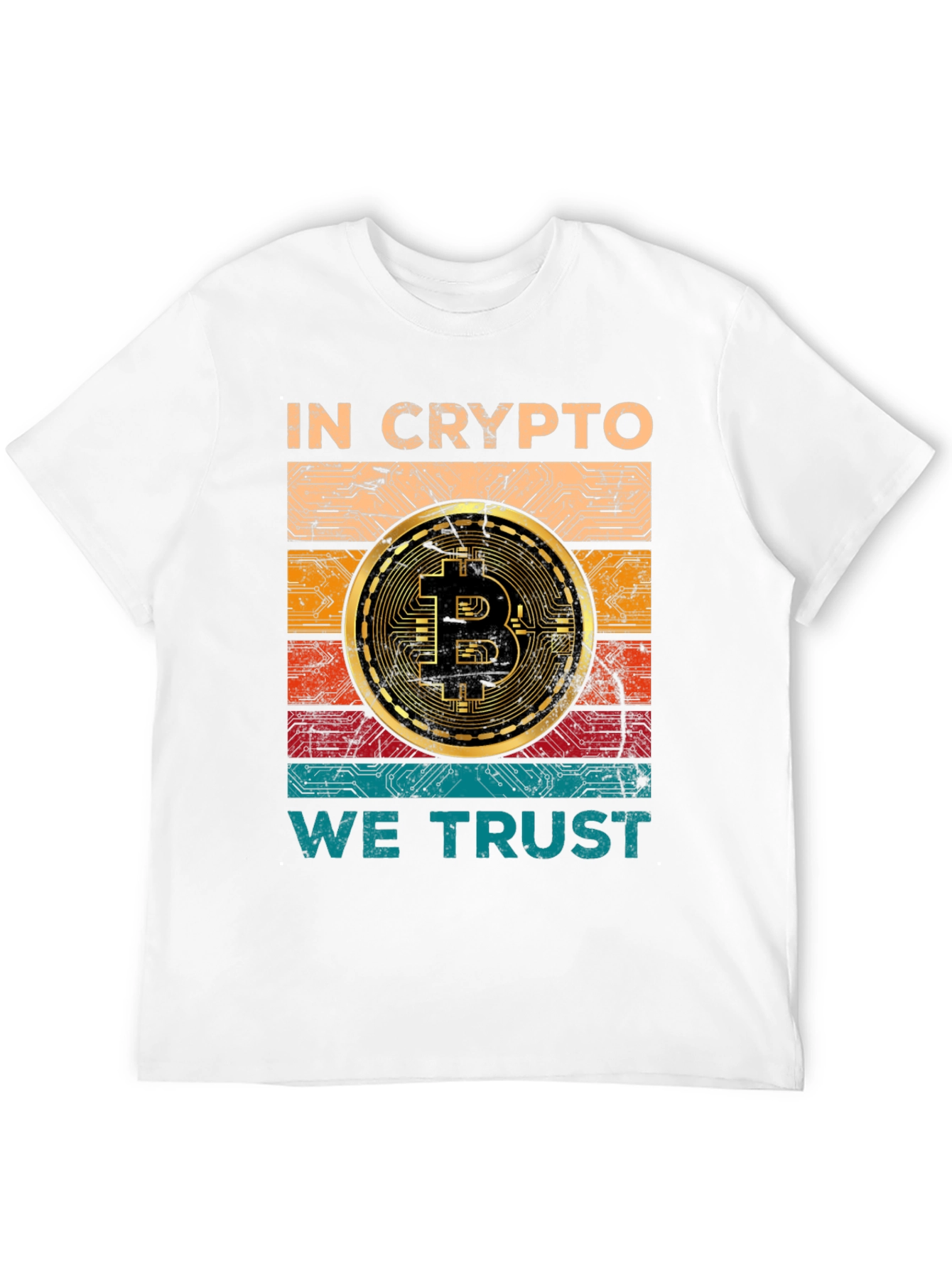 In Crypto We Trust Bitcoin Graphic Tee
