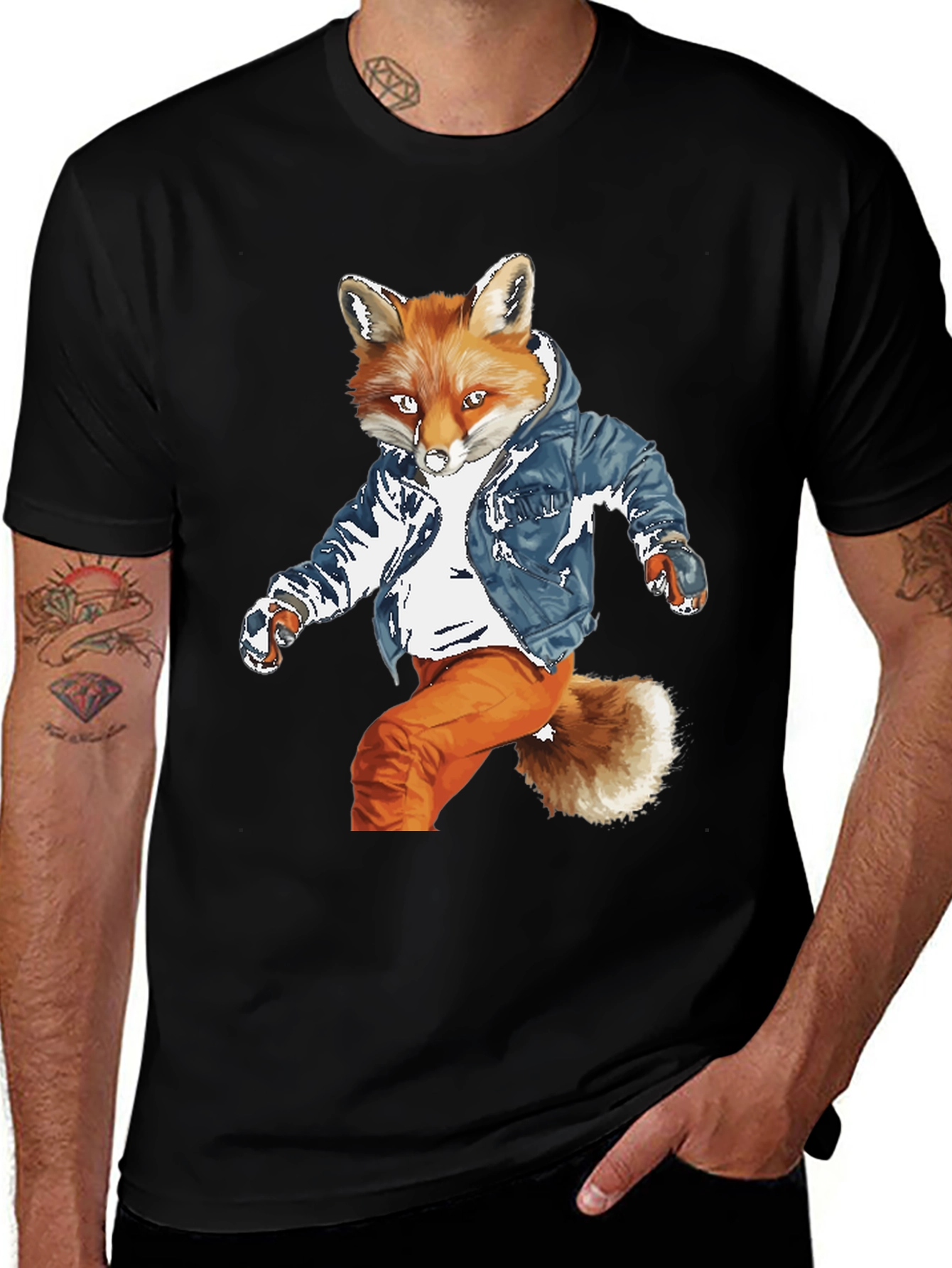 Cool Fox Graphic Tee - Urban Style