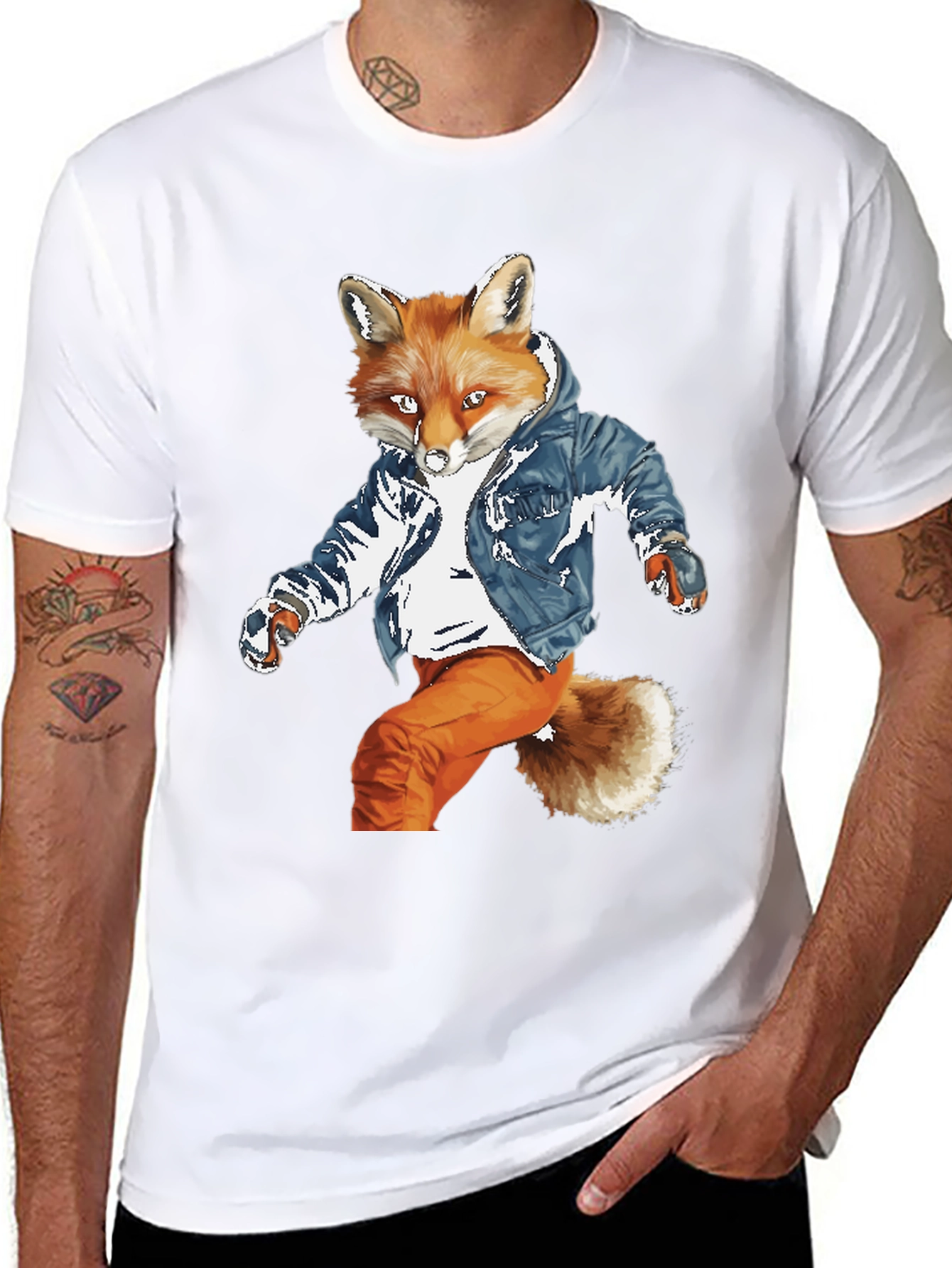 Cool Fox Graphic Tee - Urban Style