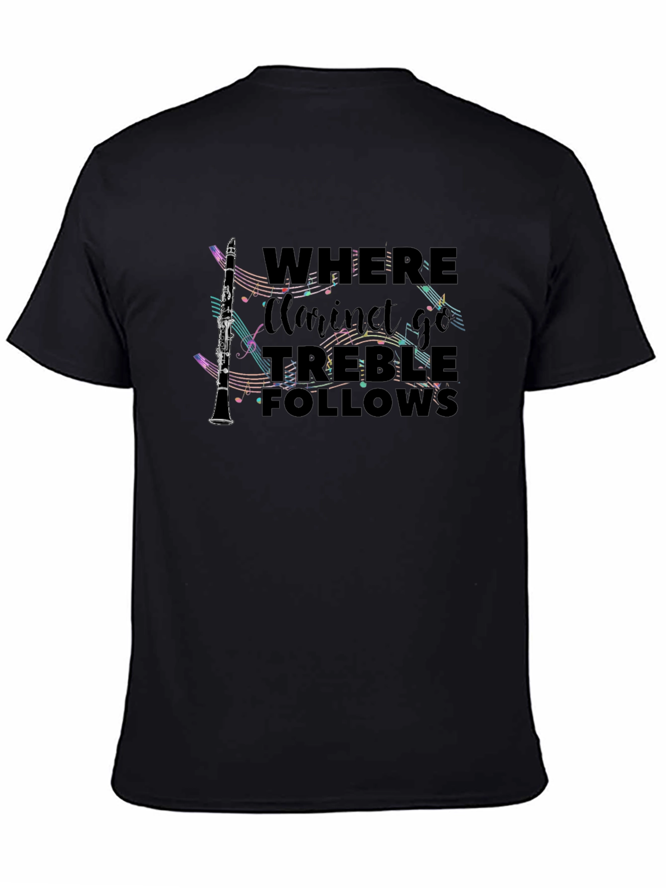 Clarinet Treble Follows Graphic Tee