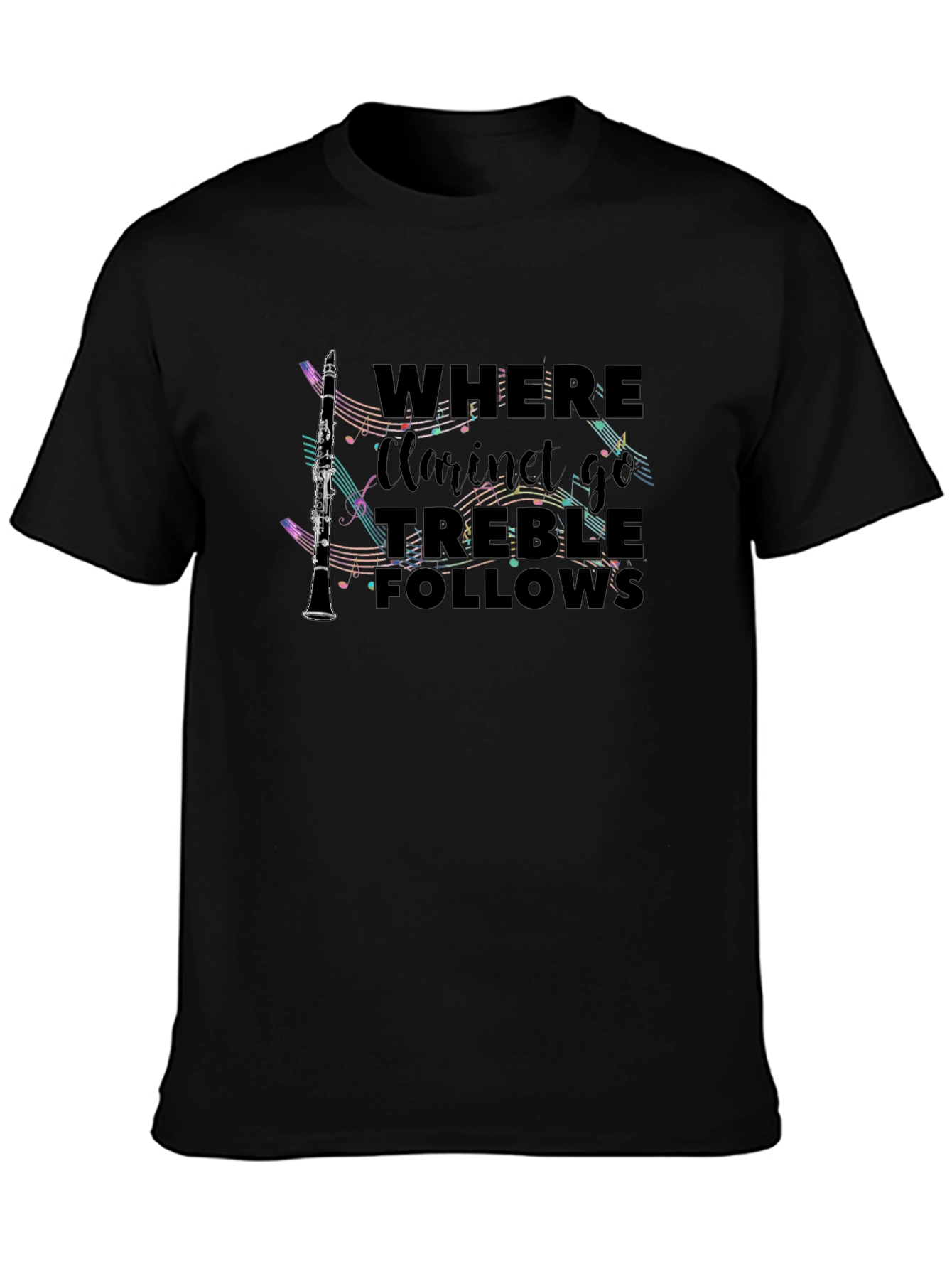 Clarinet Treble Follows Graphic Tee