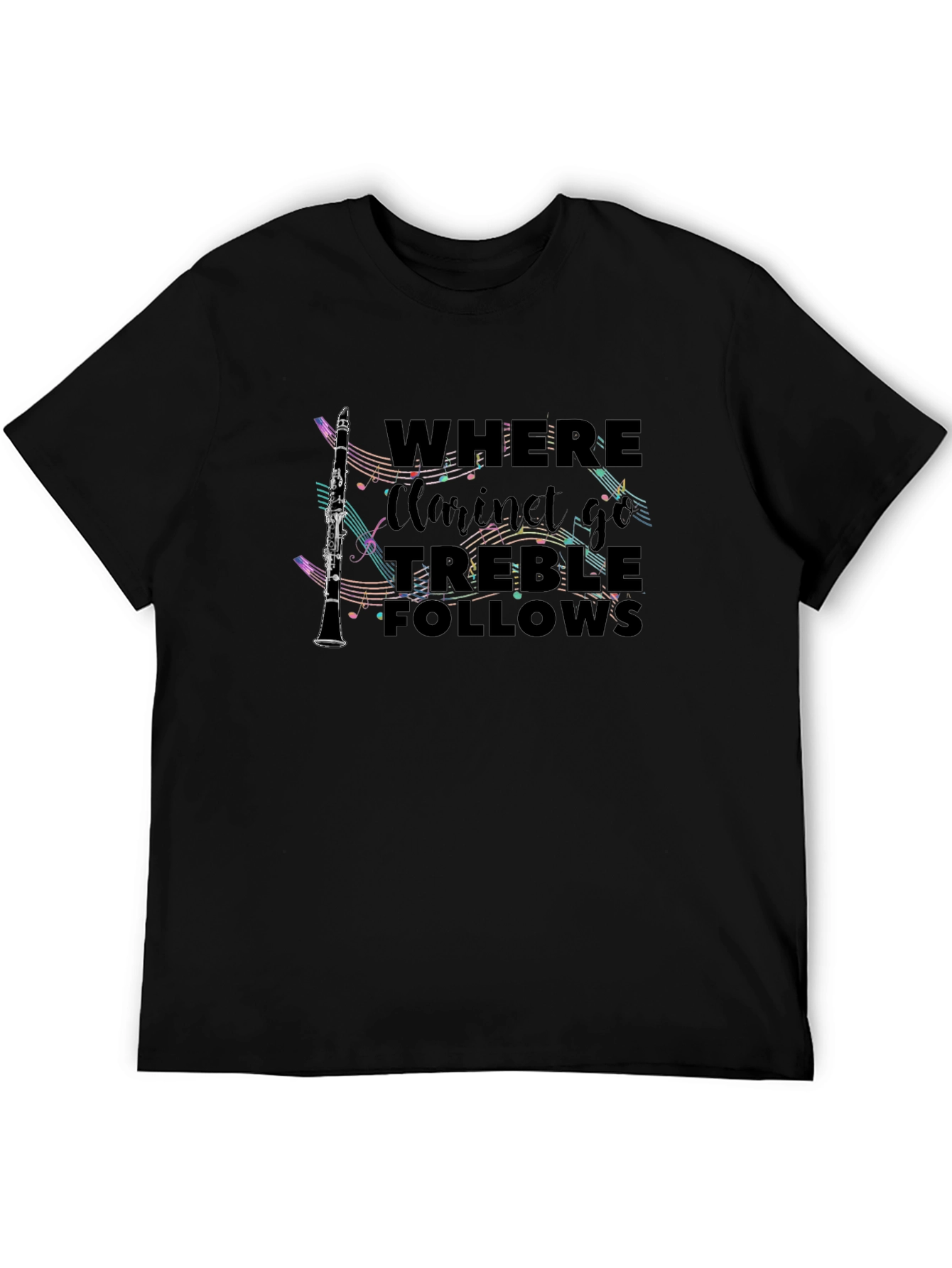 Clarinet Treble Follows Graphic Tee