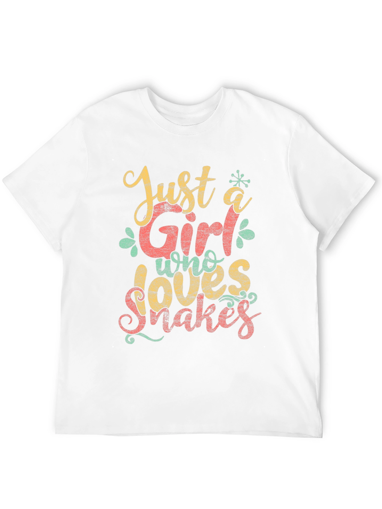 Just a Girl Who Loves Snakes Graphic T-Shirt