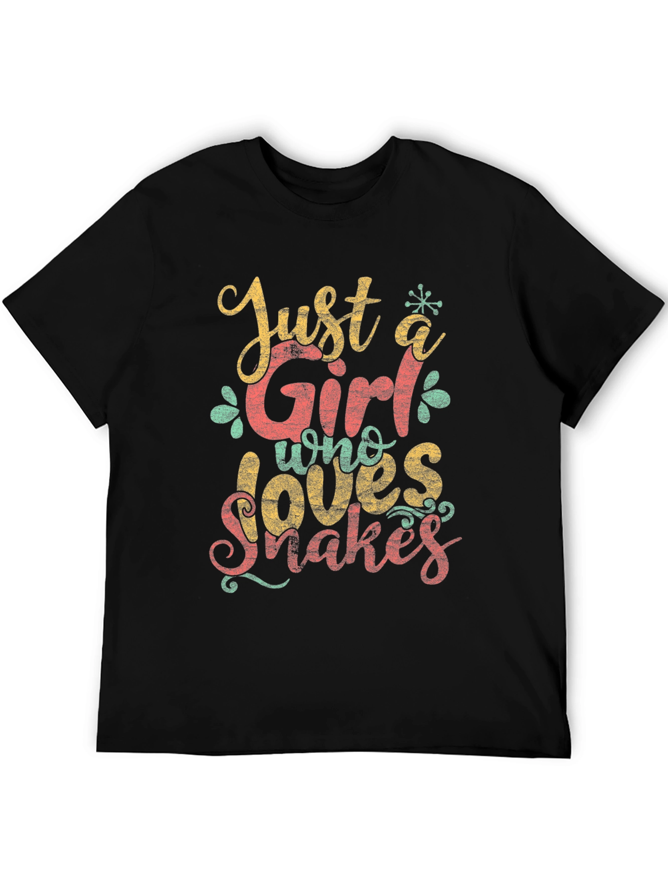 Just a Girl Who Loves Snakes Graphic T-Shirt