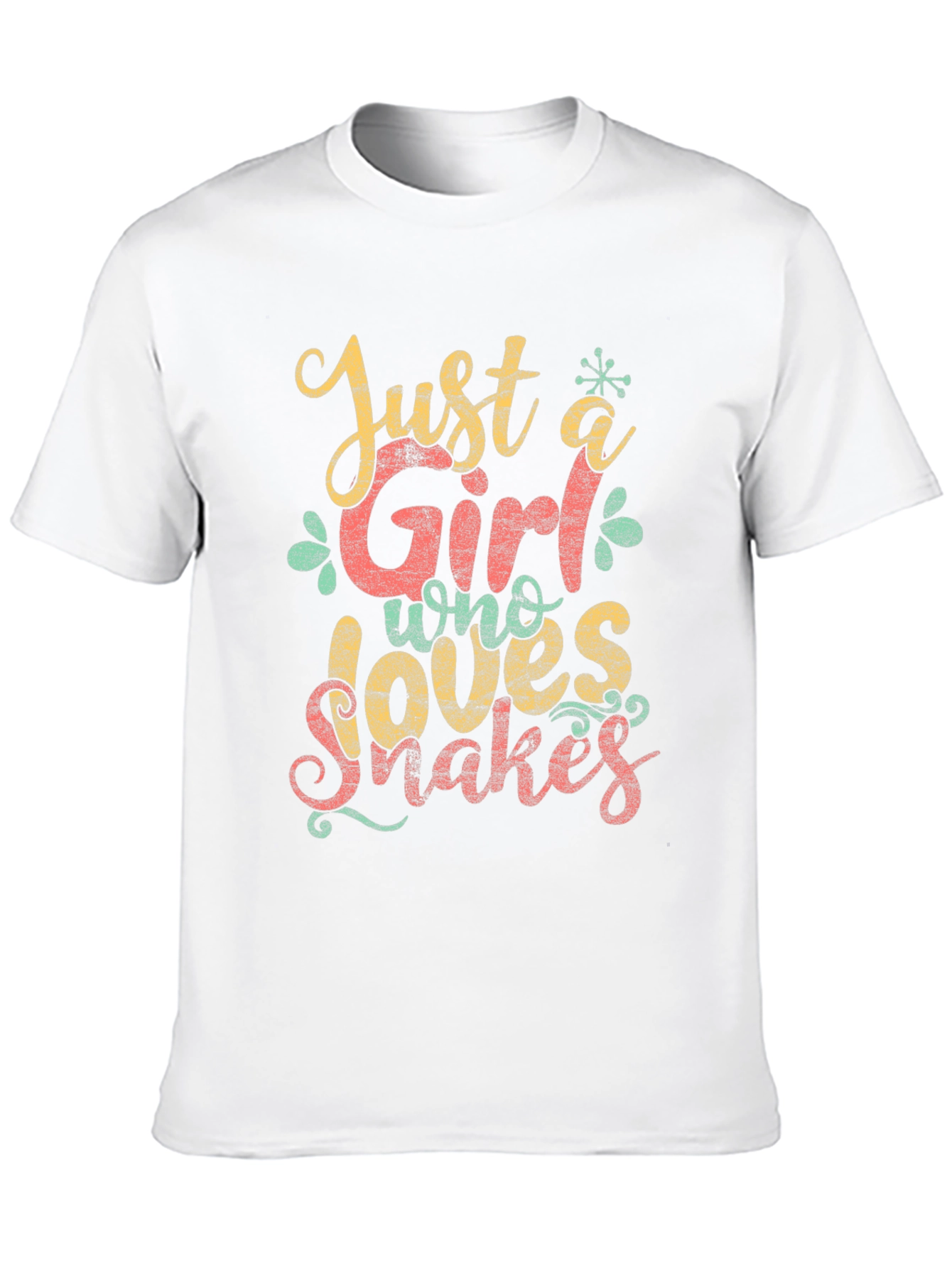 Just a Girl Who Loves Snakes Graphic T-Shirt