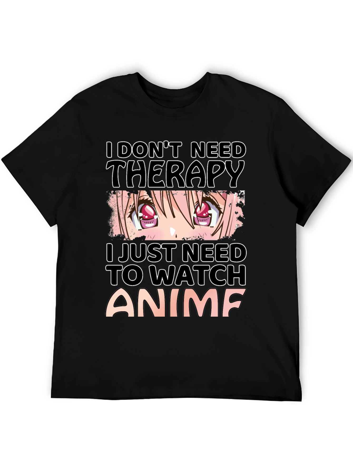 Anime Therapy T-Shirt - Soft Cotton Graphic Tee