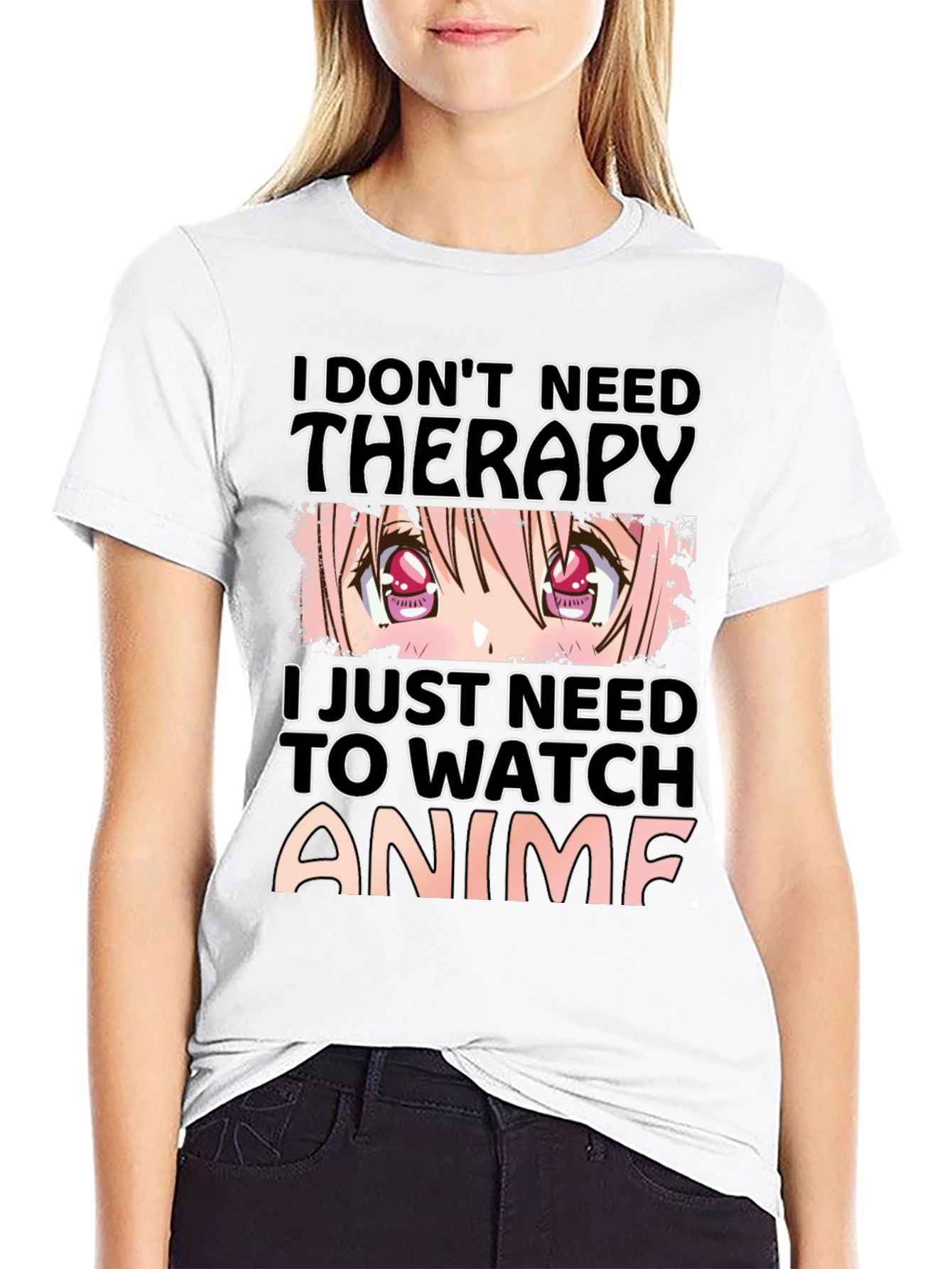 Anime Therapy T-Shirt - Soft Cotton Graphic Tee