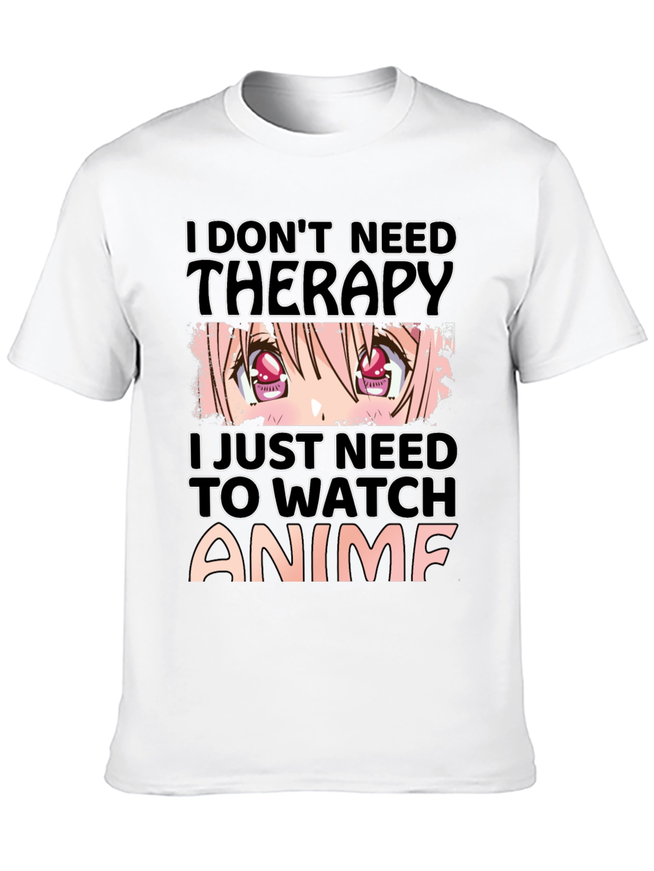 Anime Therapy T-Shirt - Soft Cotton Graphic Tee
