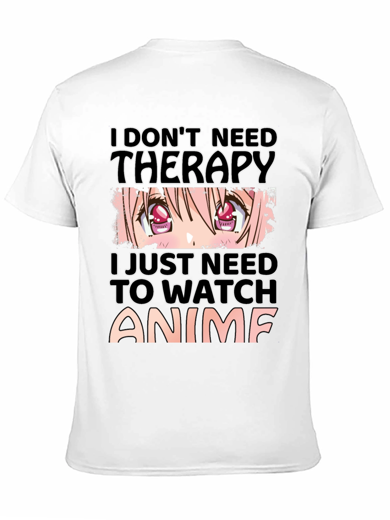 Anime Therapy T-Shirt - Soft Cotton Graphic Tee