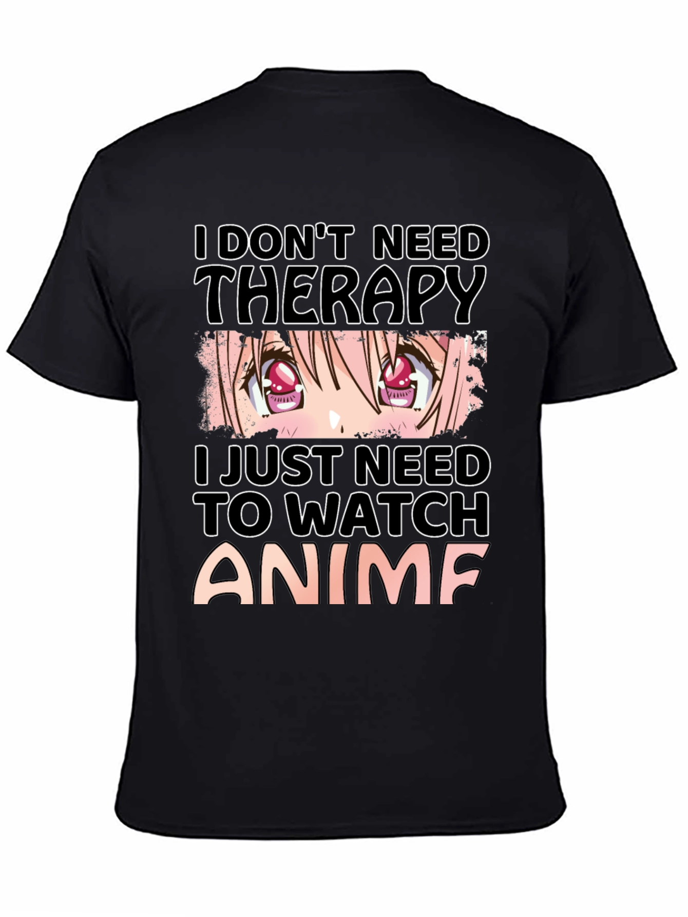 Anime Therapy T-Shirt - Soft Cotton Graphic Tee