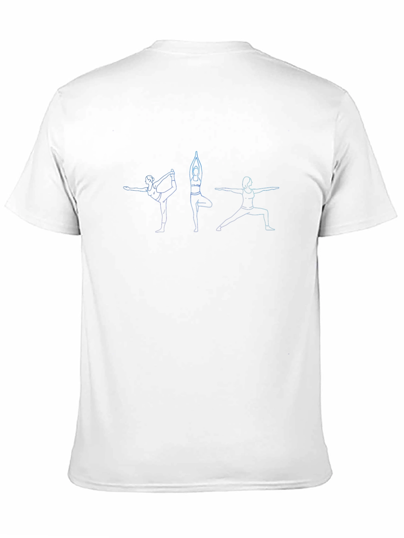 Yoga Pose Graphic Black T-Shirt