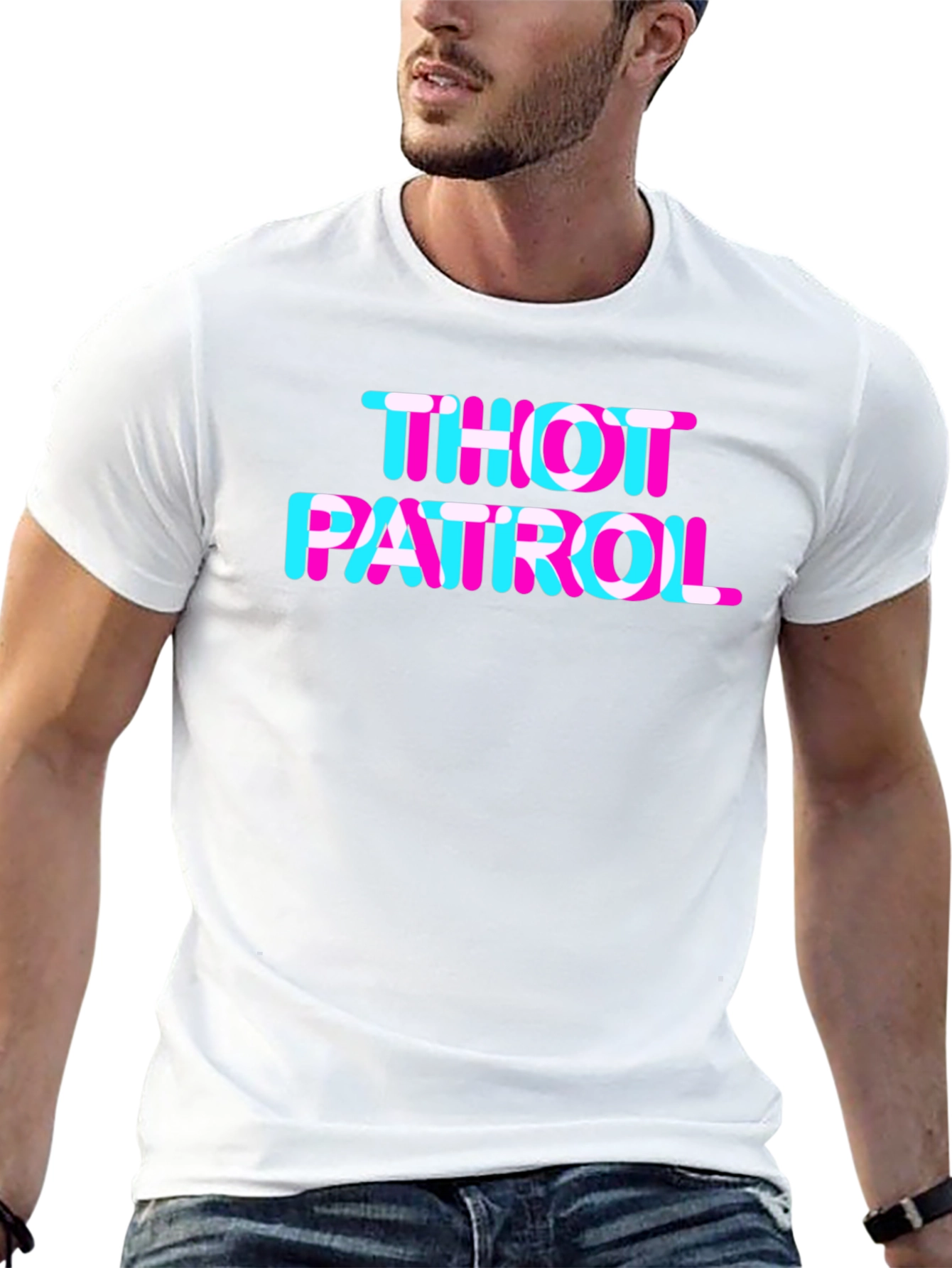 THOT PATROL Graphic Tee - TikTok Trend Inspired