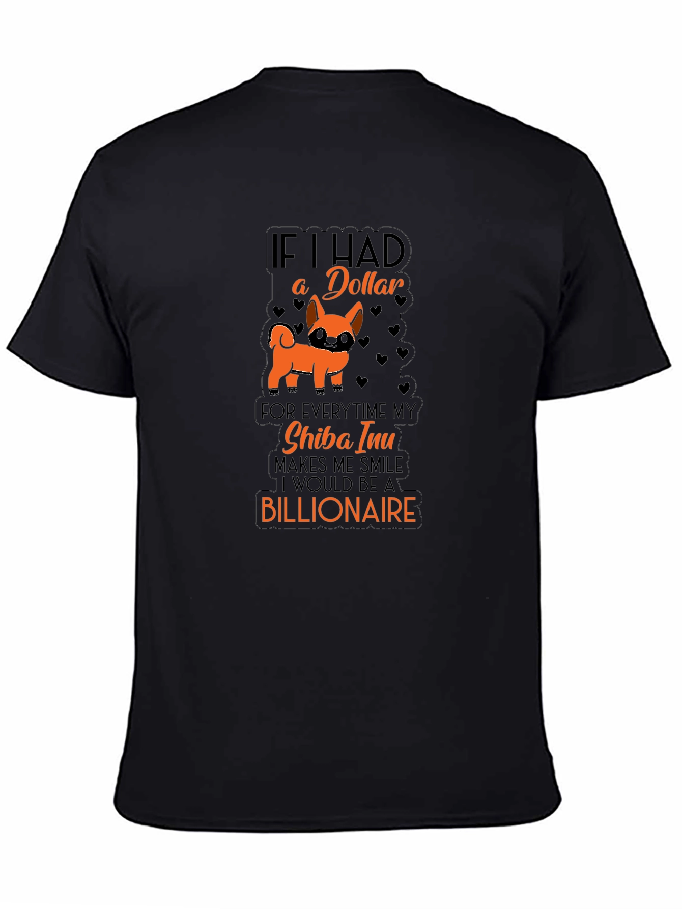 Shiba Inu Billionaire Graphic T-Shirt