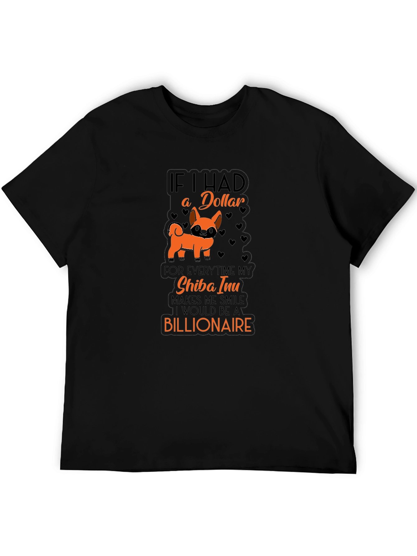 Shiba Inu Billionaire Graphic T-Shirt