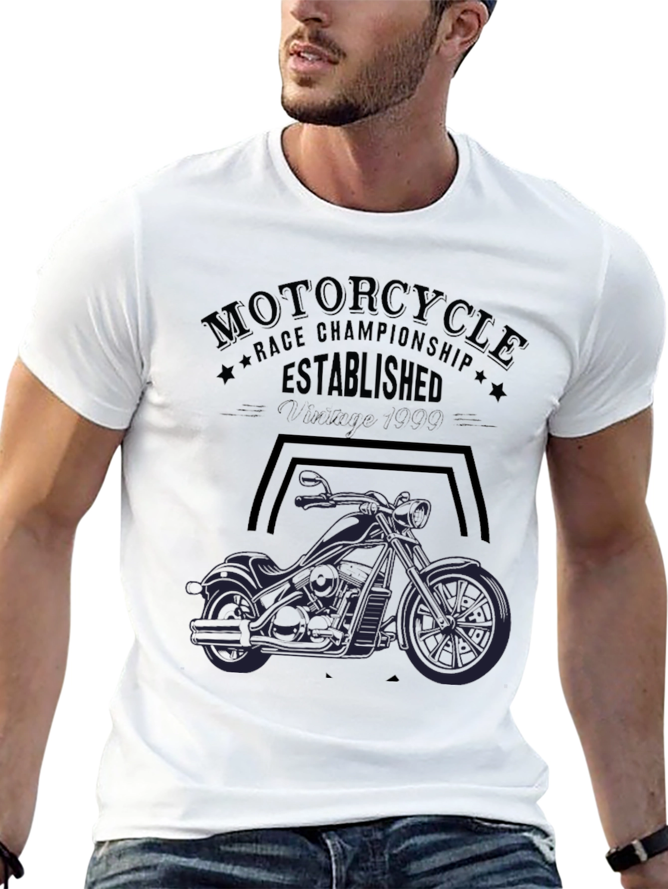 Motorcycle Race Championship Graphic T-Shirt