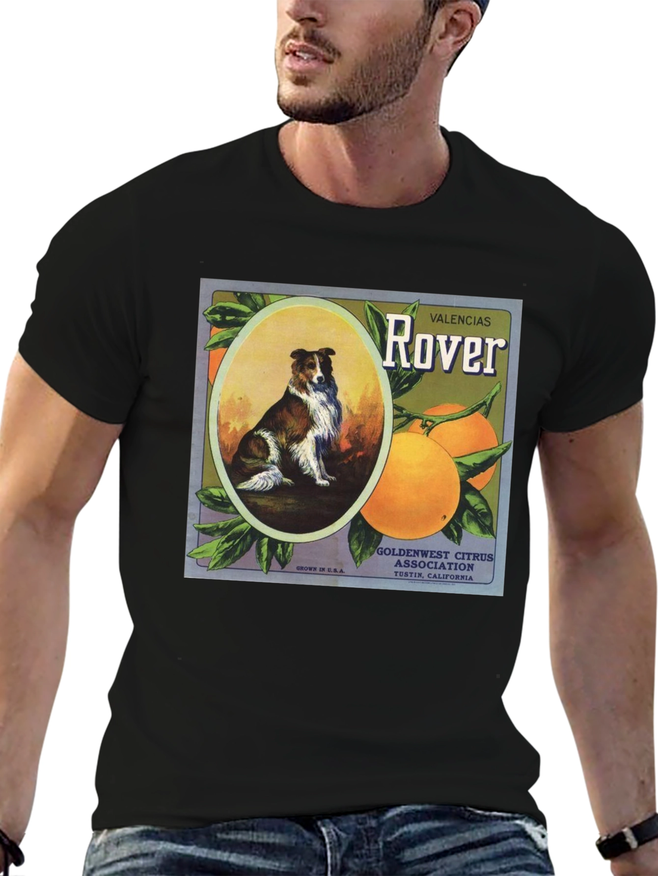 Dog & Orange Valencias Rover Graphic Tee