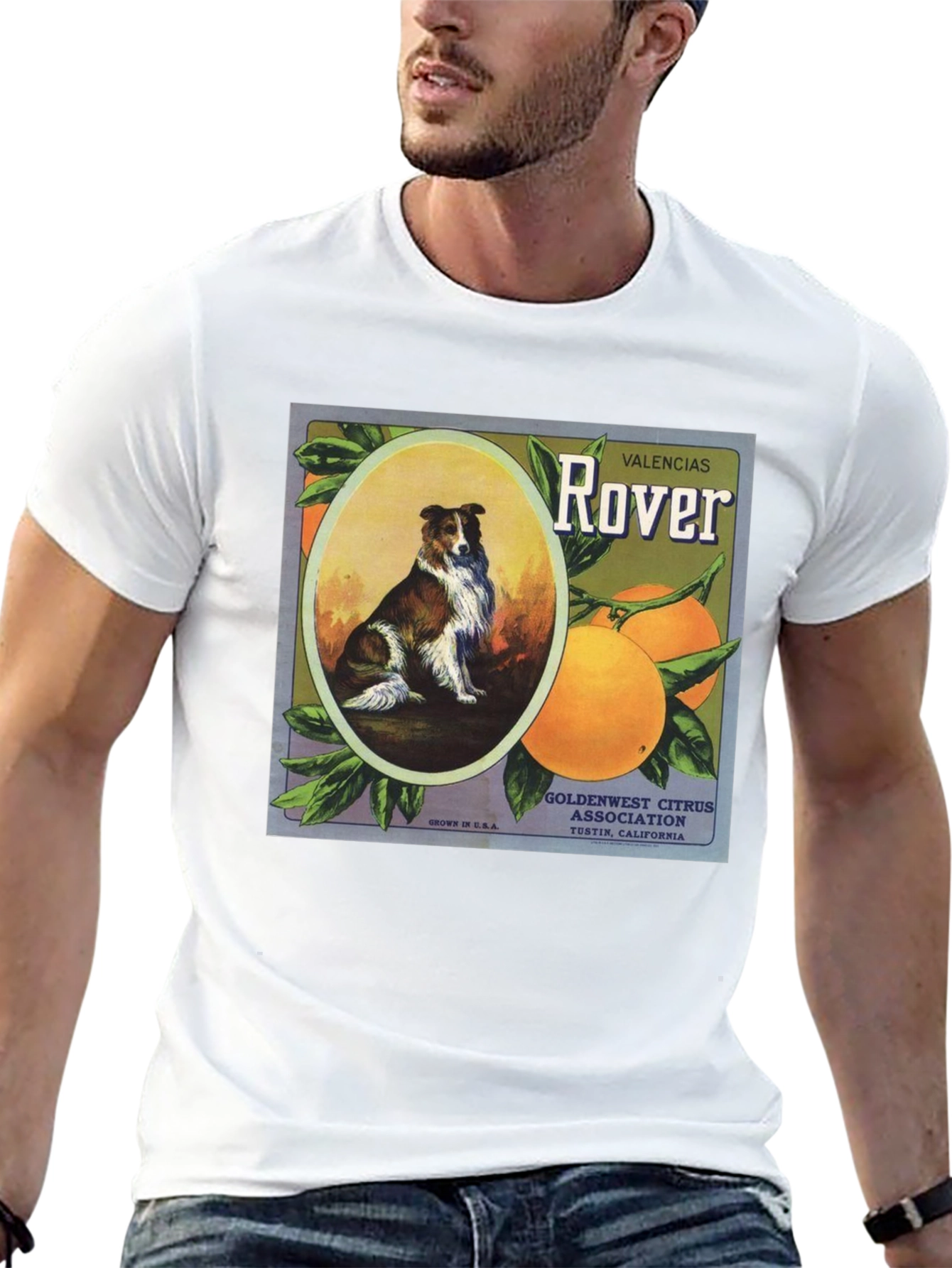 Dog & Orange Valencias Rover Graphic Tee