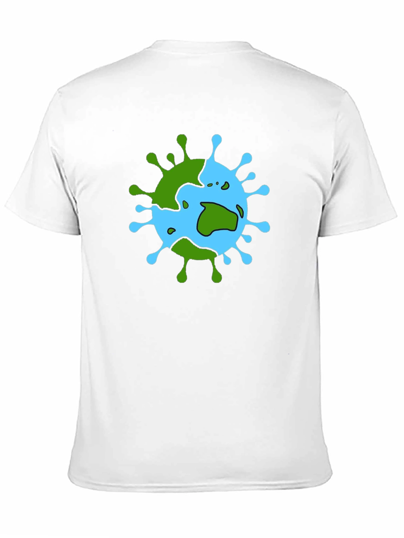 Earth Virus Graphic T-Shirt - Black Cotton Tee