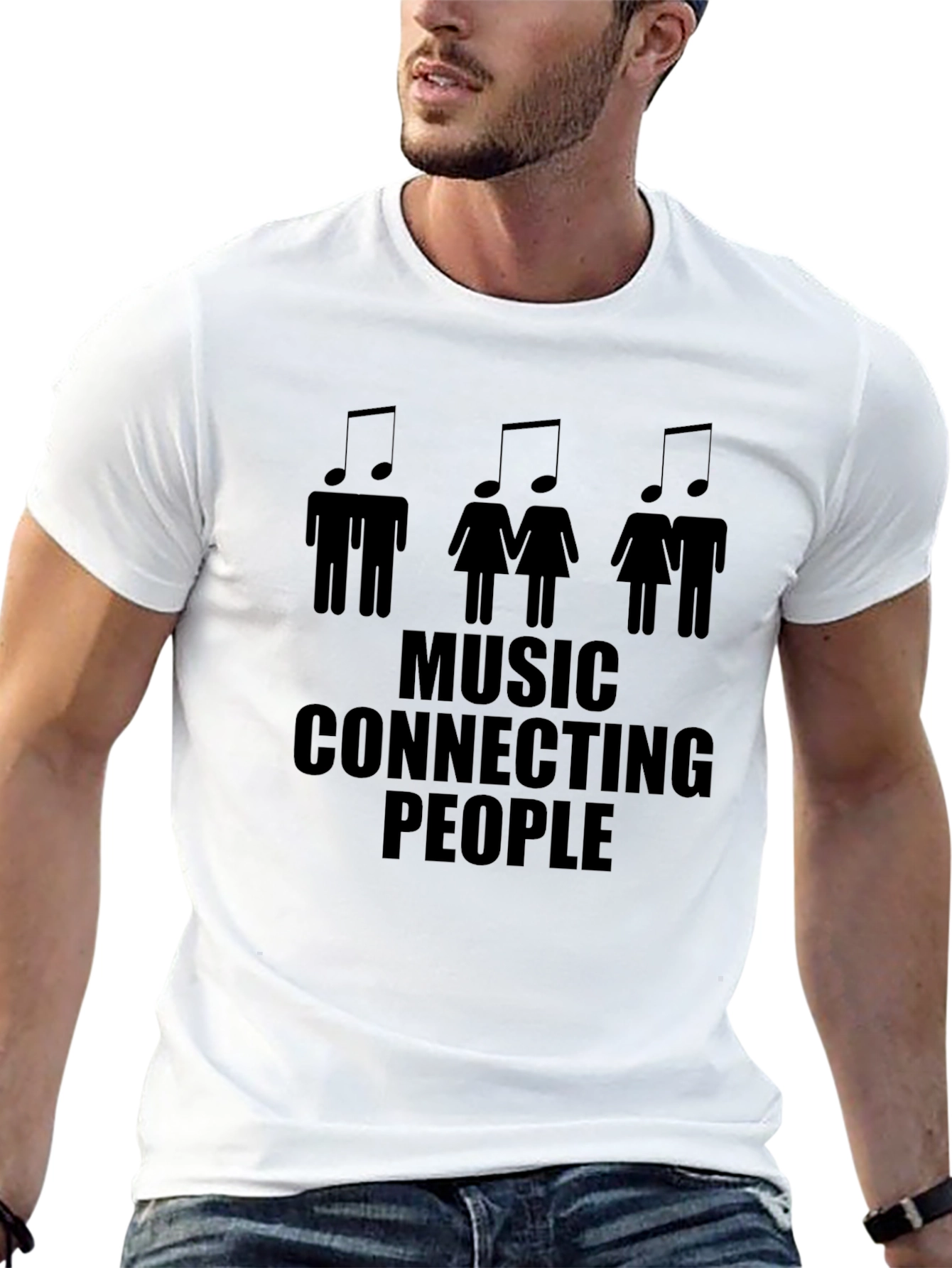 Music Connecting People Graphic Tee