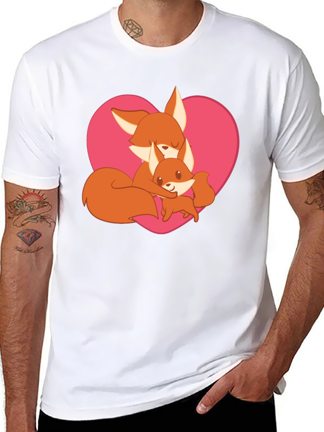 Fox Love Graphic T-Shirt