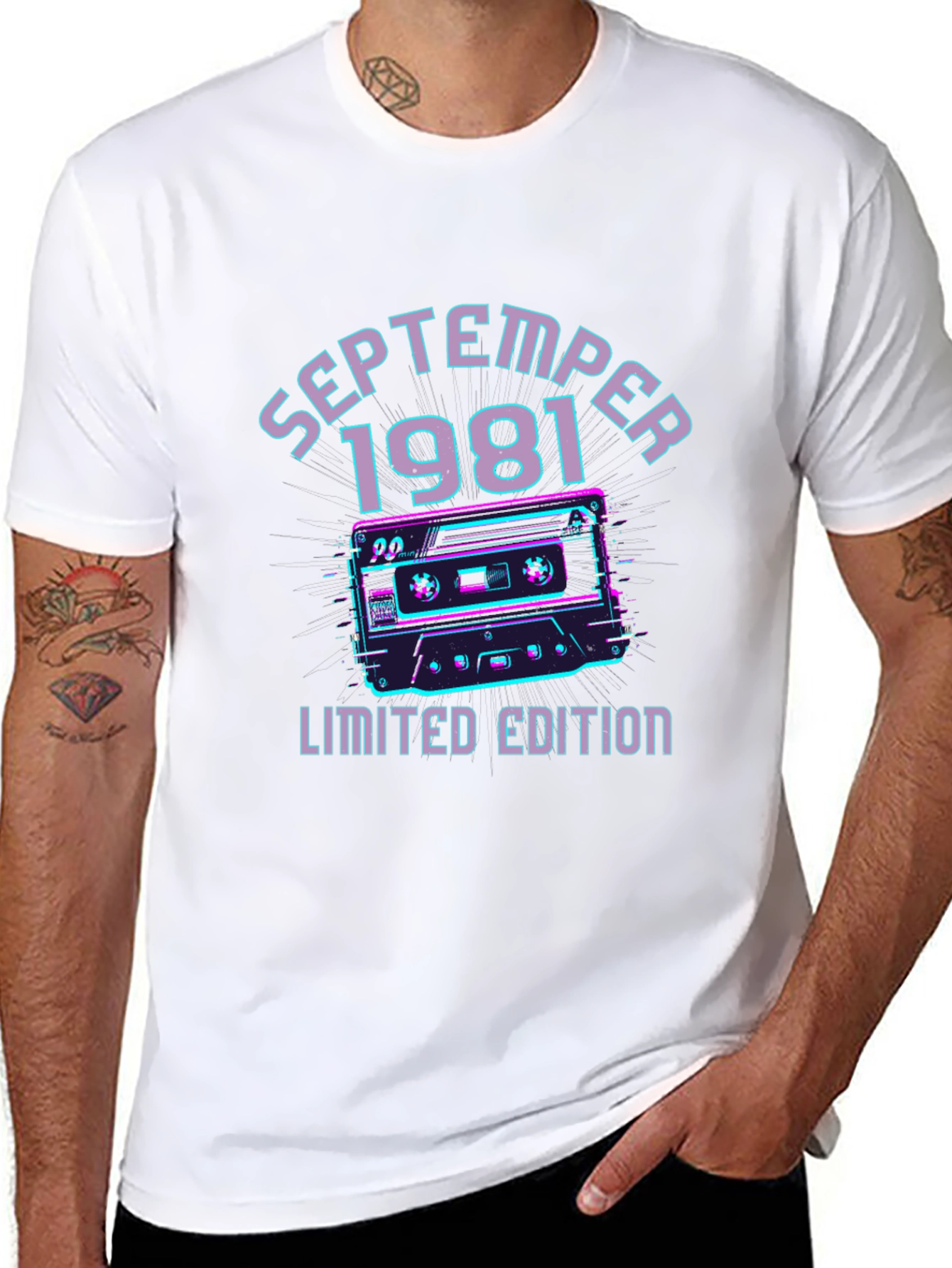 September 1981 Limited Edition Retro Cassette T-Shirt