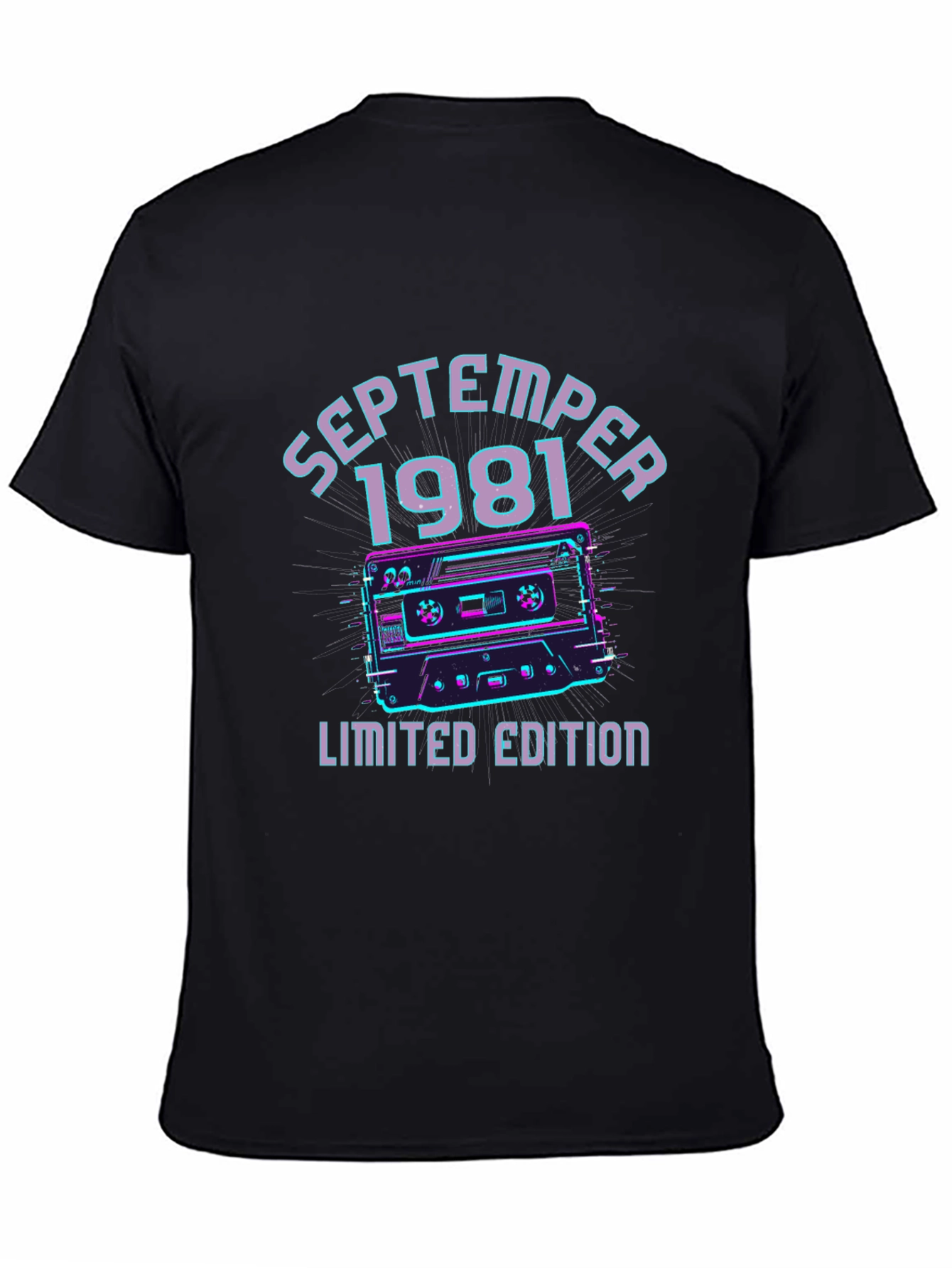 September 1981 Limited Edition Retro Cassette T-Shirt