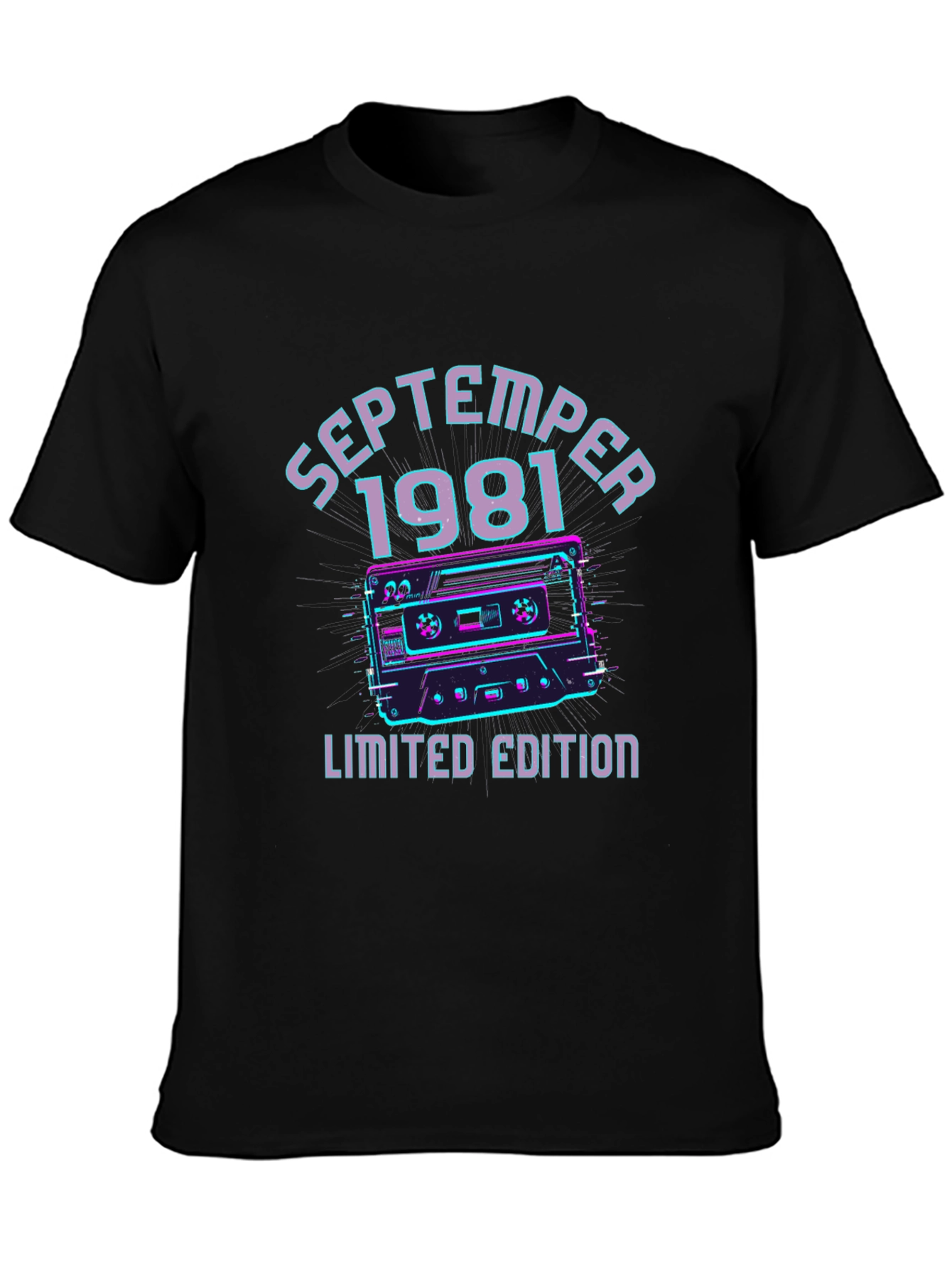 September 1981 Limited Edition Retro Cassette T-Shirt