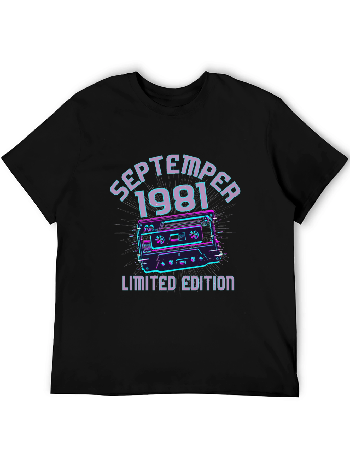 September 1981 Limited Edition Retro Cassette T-Shirt