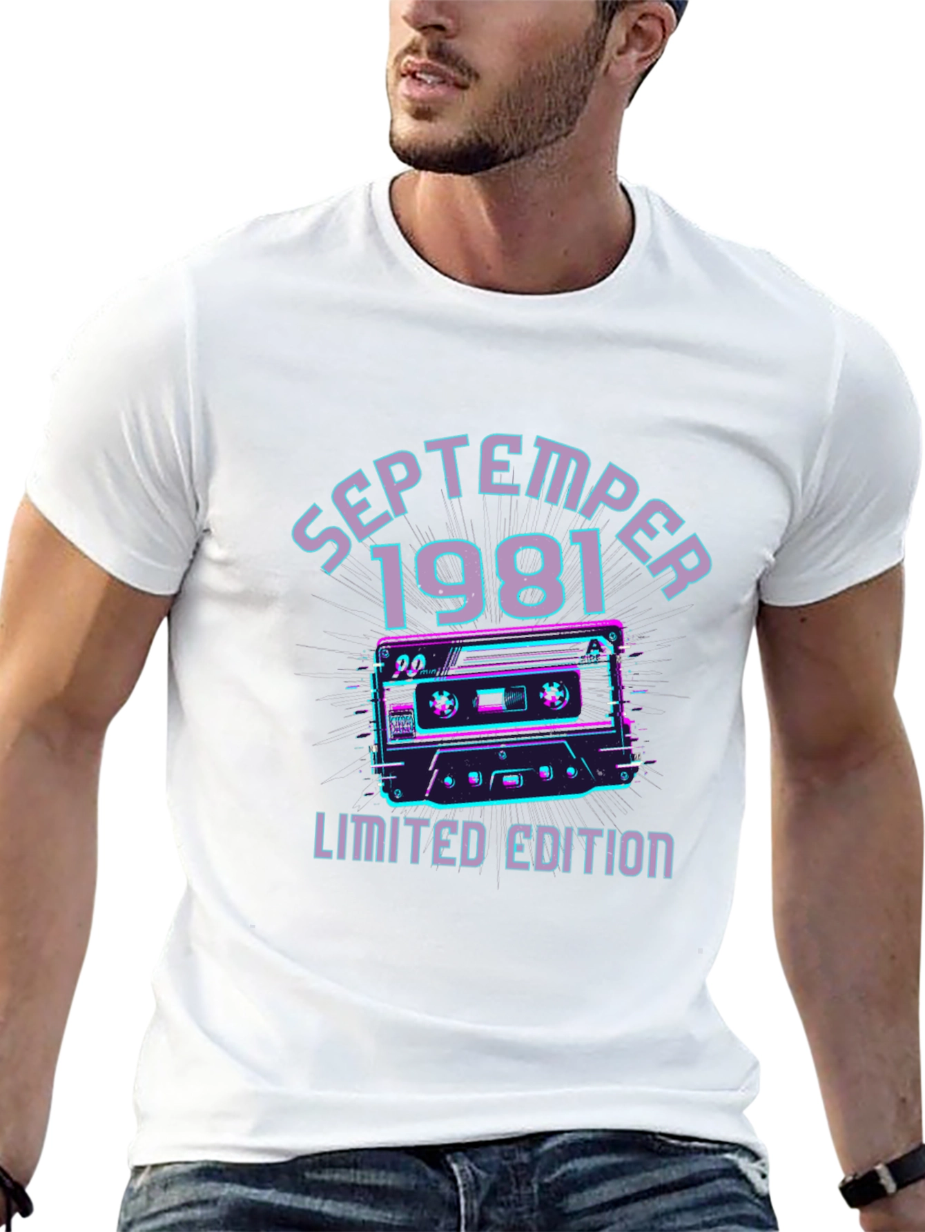 September 1981 Limited Edition Retro Cassette T-Shirt