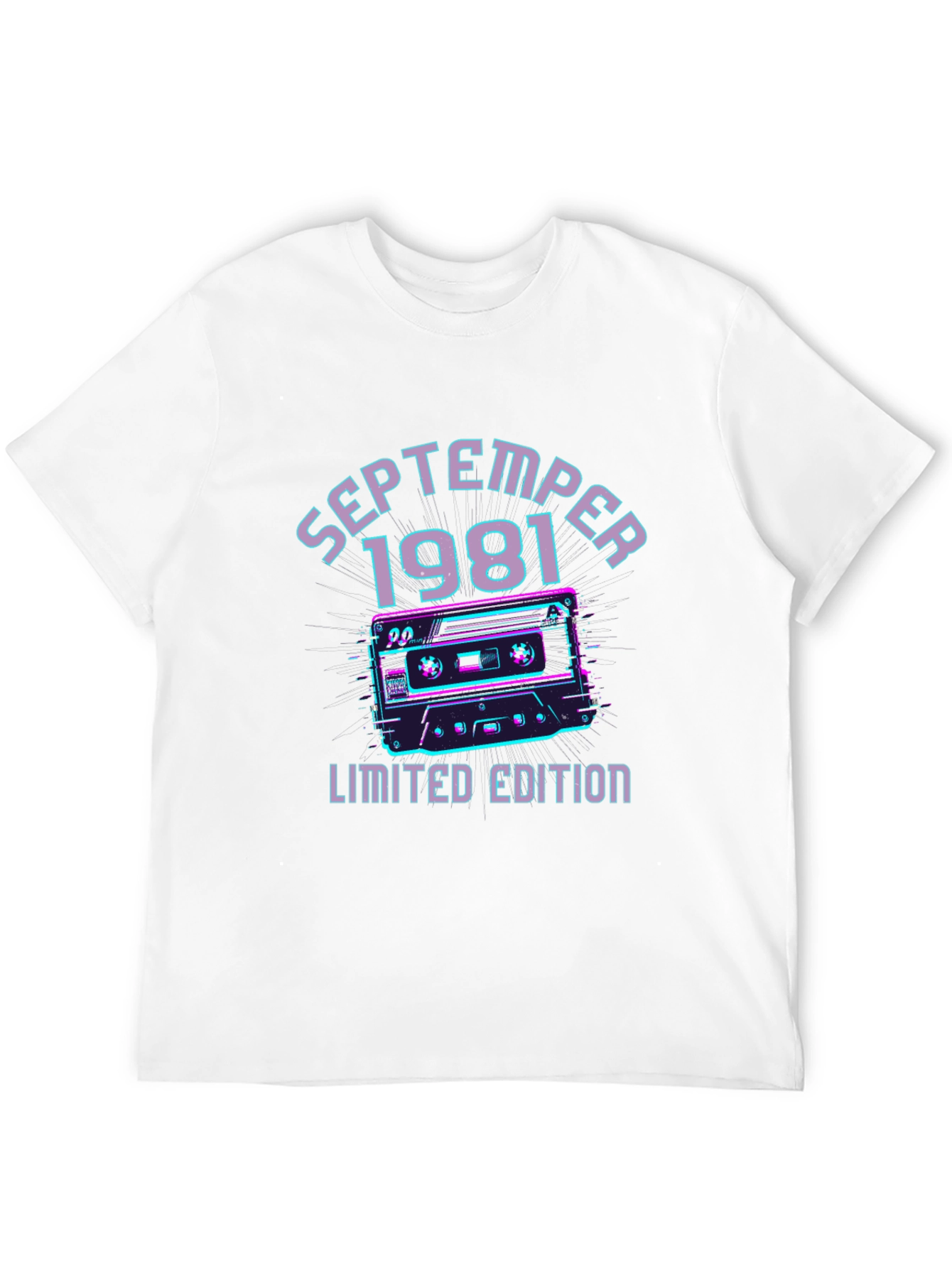 September 1981 Limited Edition Retro Cassette T-Shirt