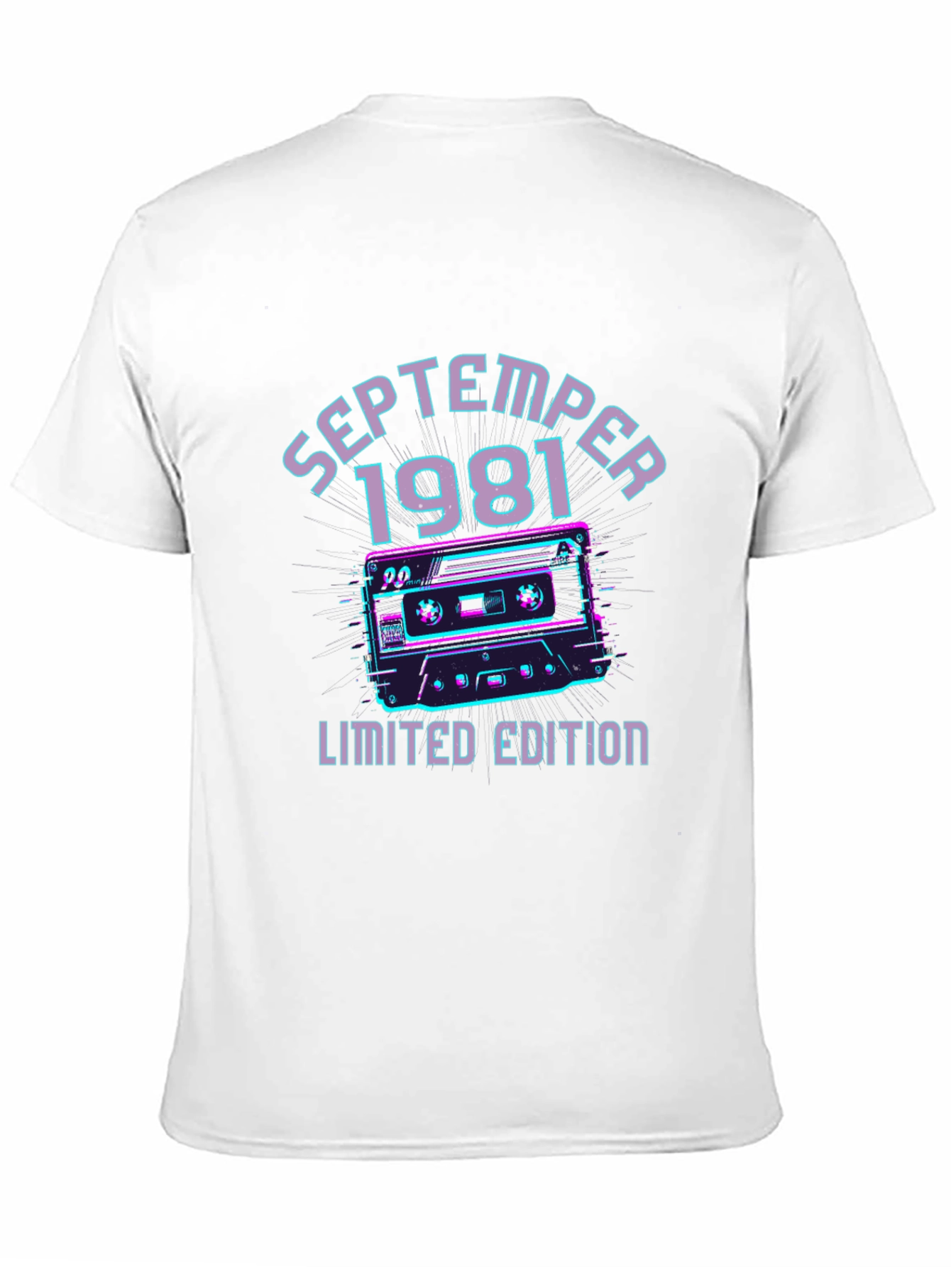 September 1981 Limited Edition Retro Cassette T-Shirt