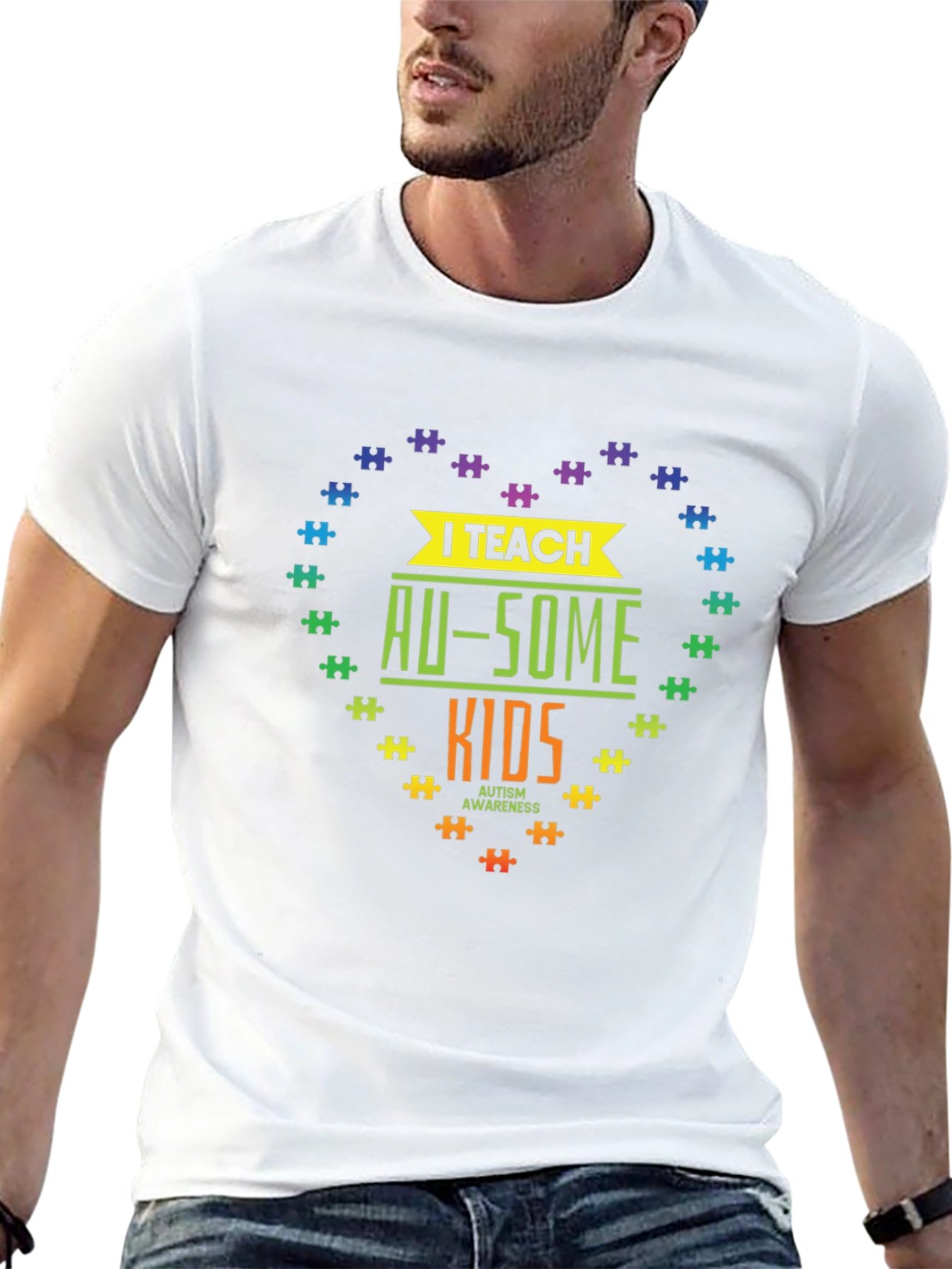 I Teach Au-Some Kids Autism Awareness T-Shirt