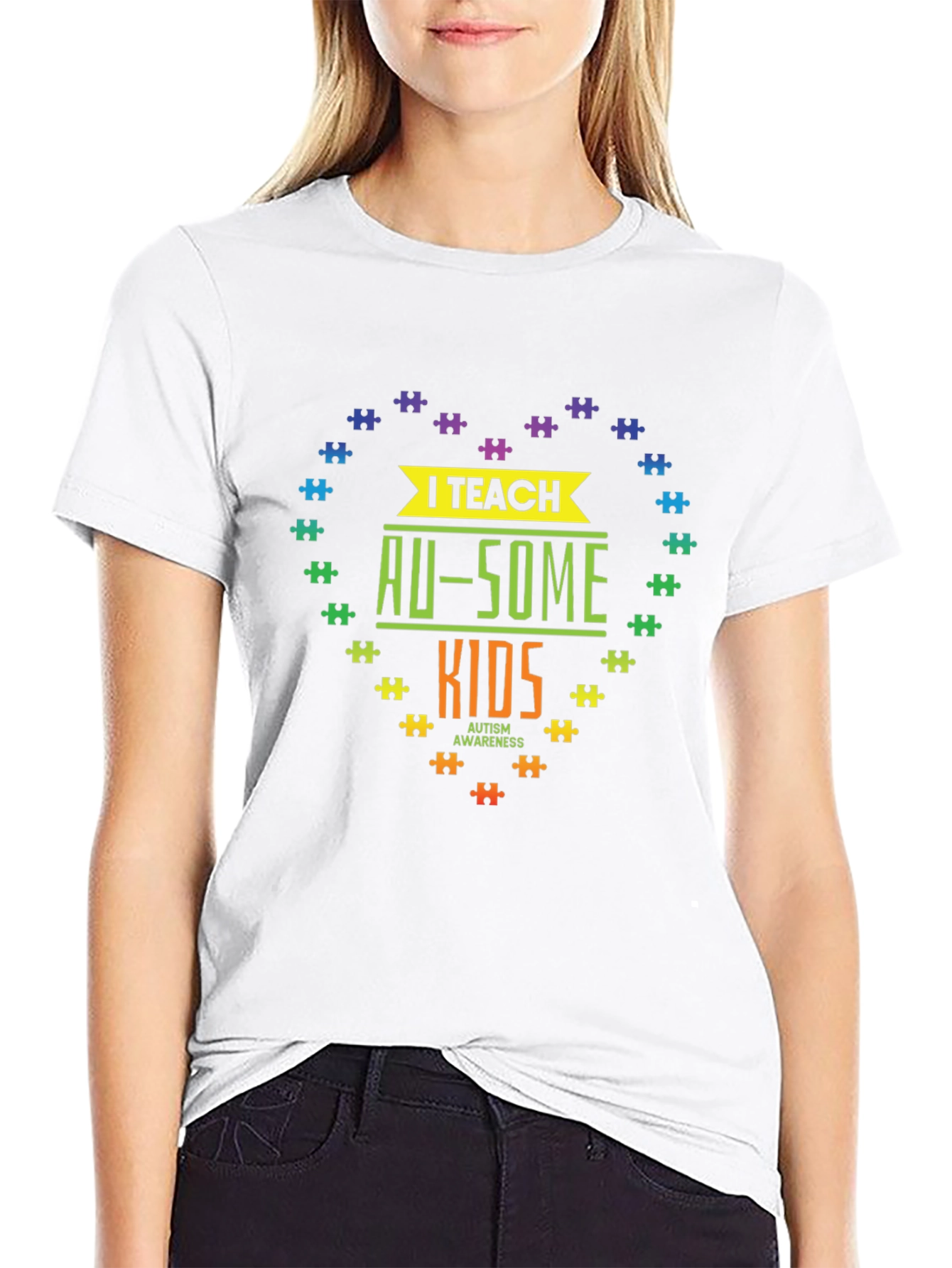 I Teach Au-Some Kids Autism Awareness T-Shirt