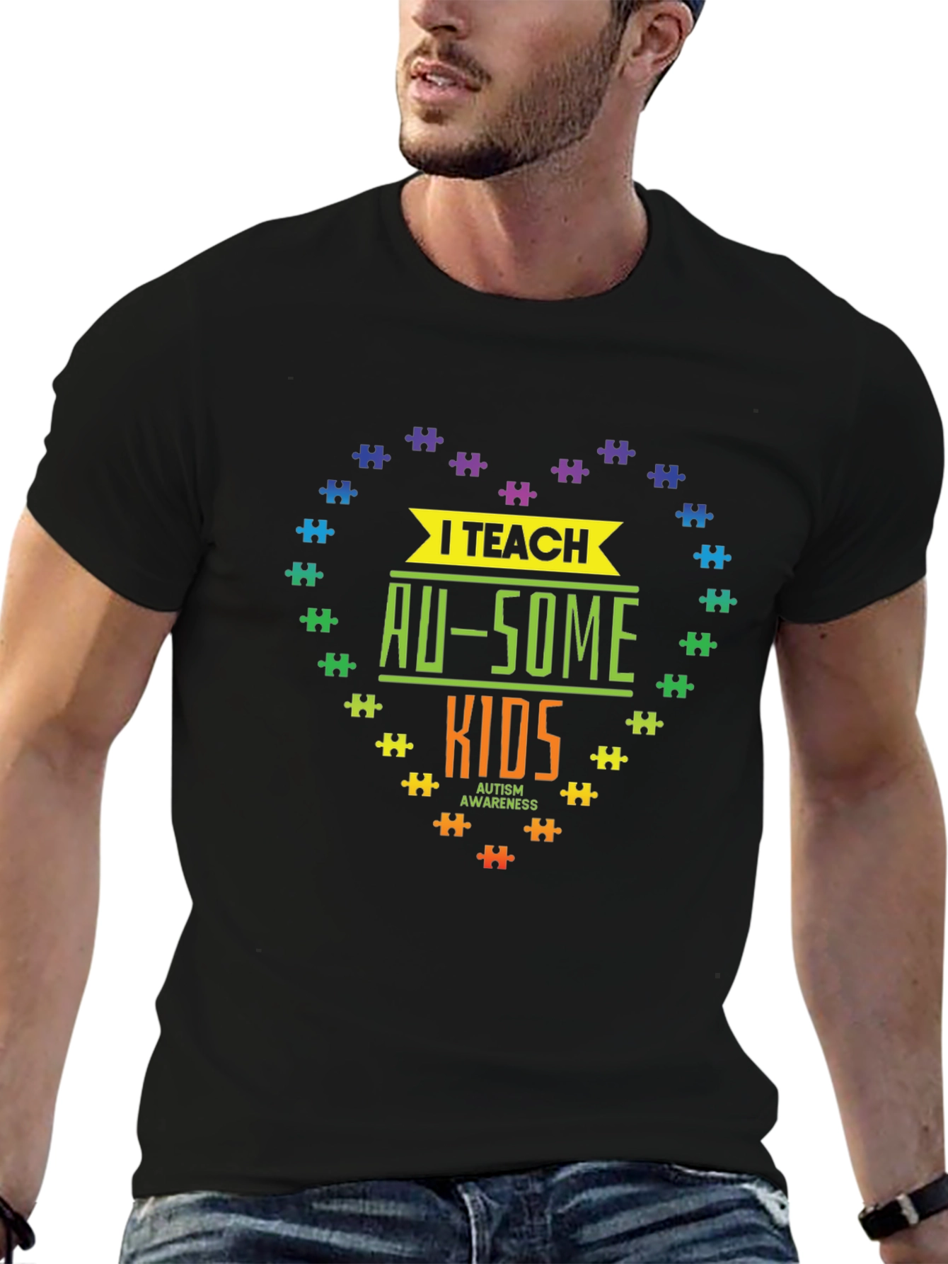 I Teach Au-Some Kids Autism Awareness T-Shirt