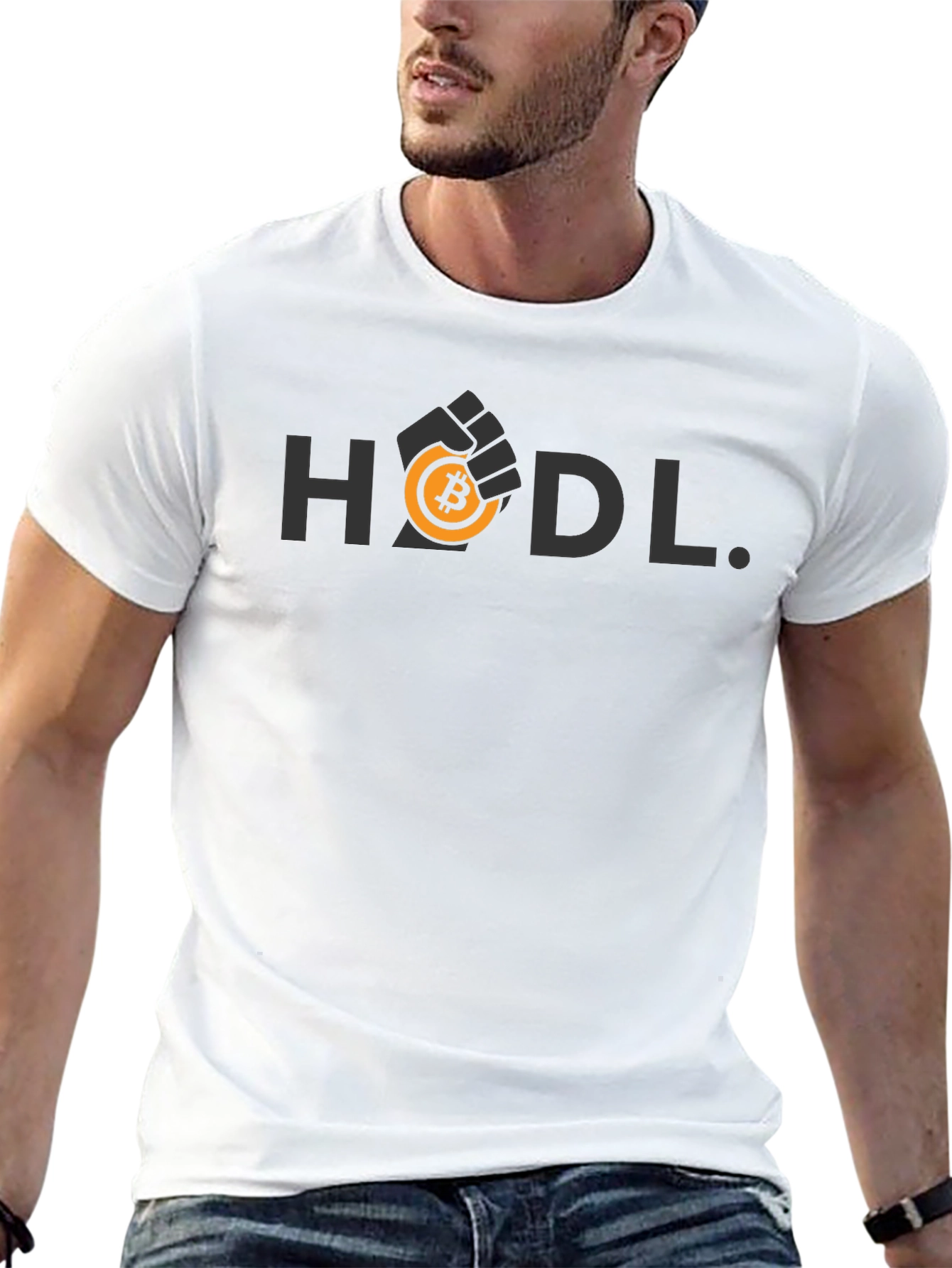 HODL Bitcoin Crypto Black T-Shirt