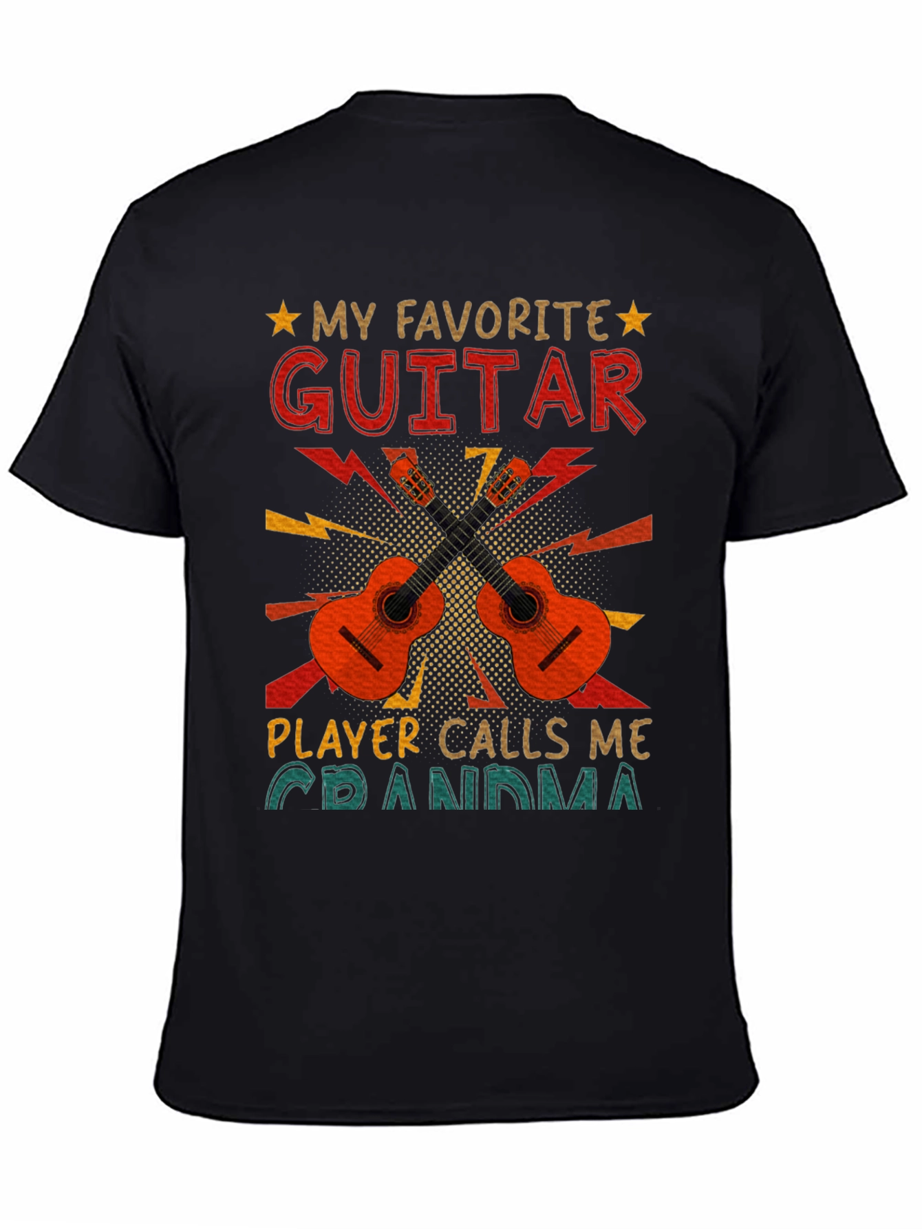 My Favorite Guitar Player Calls Me Grandma T-Shirt