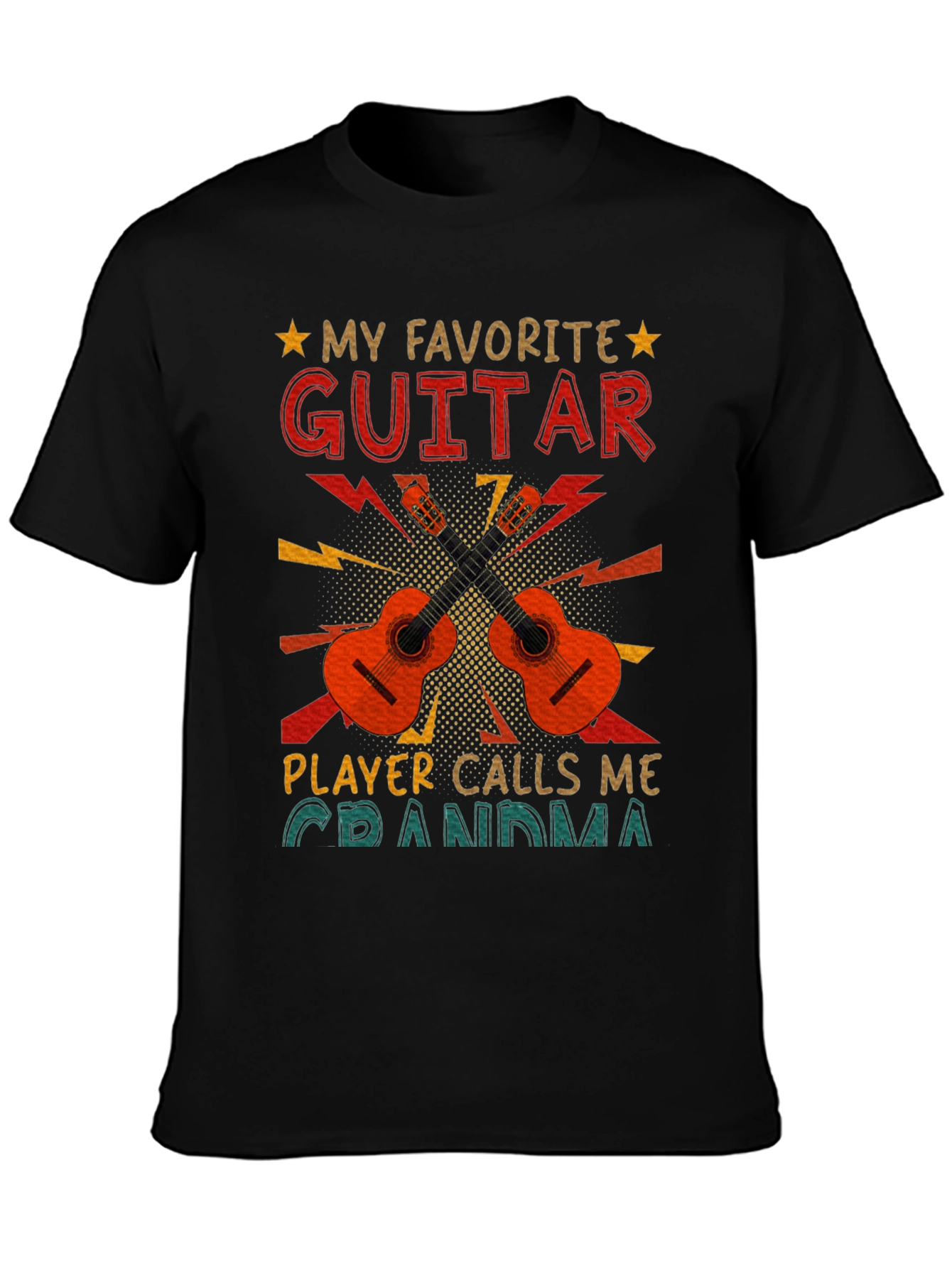 My Favorite Guitar Player Calls Me Grandma T-Shirt