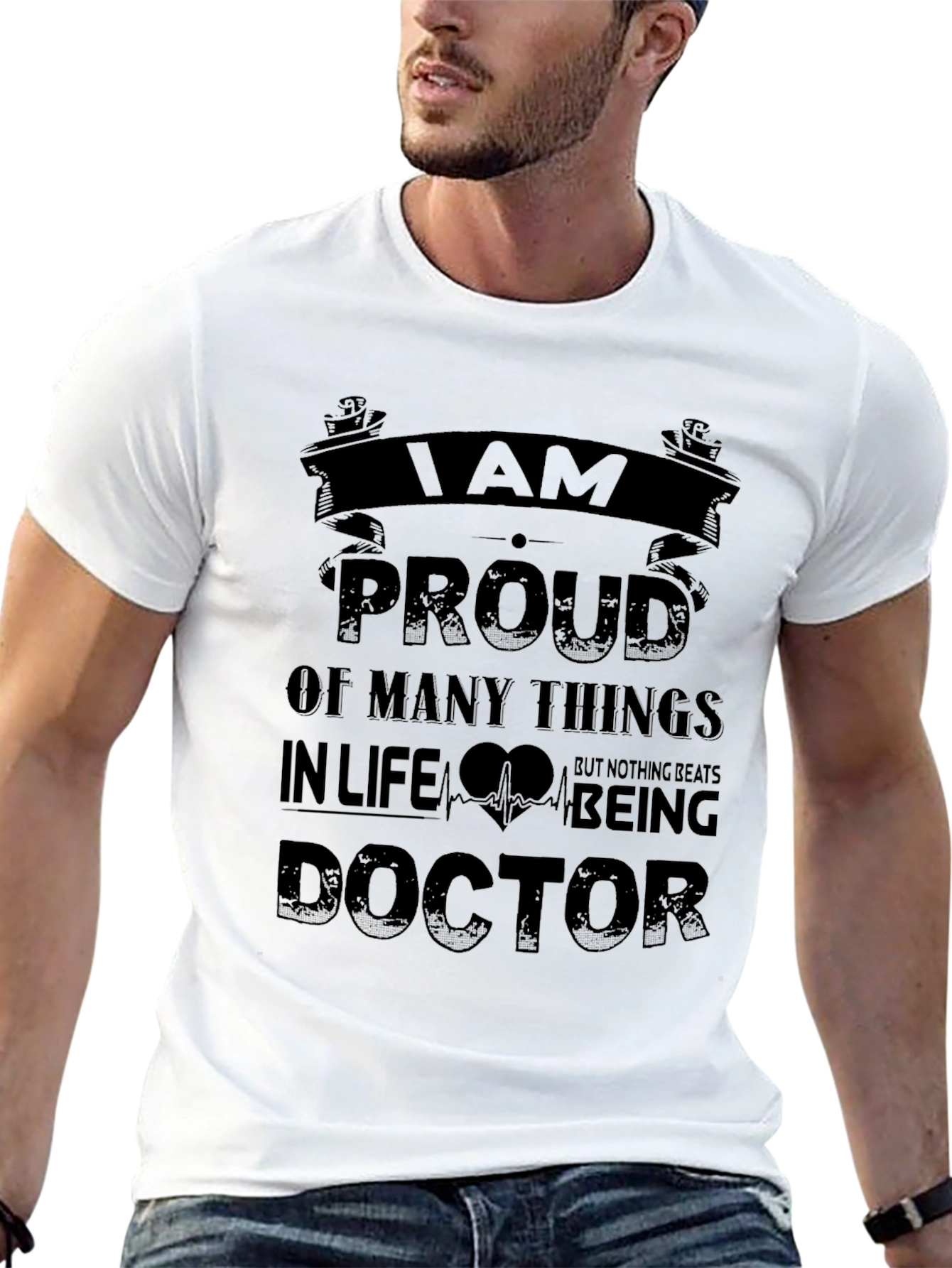 Proud Doctor Graphic T-Shirt - Medical Profession Pride