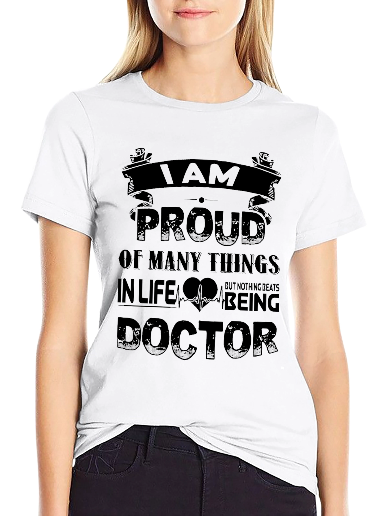 Proud Doctor Graphic T-Shirt - Medical Profession Pride