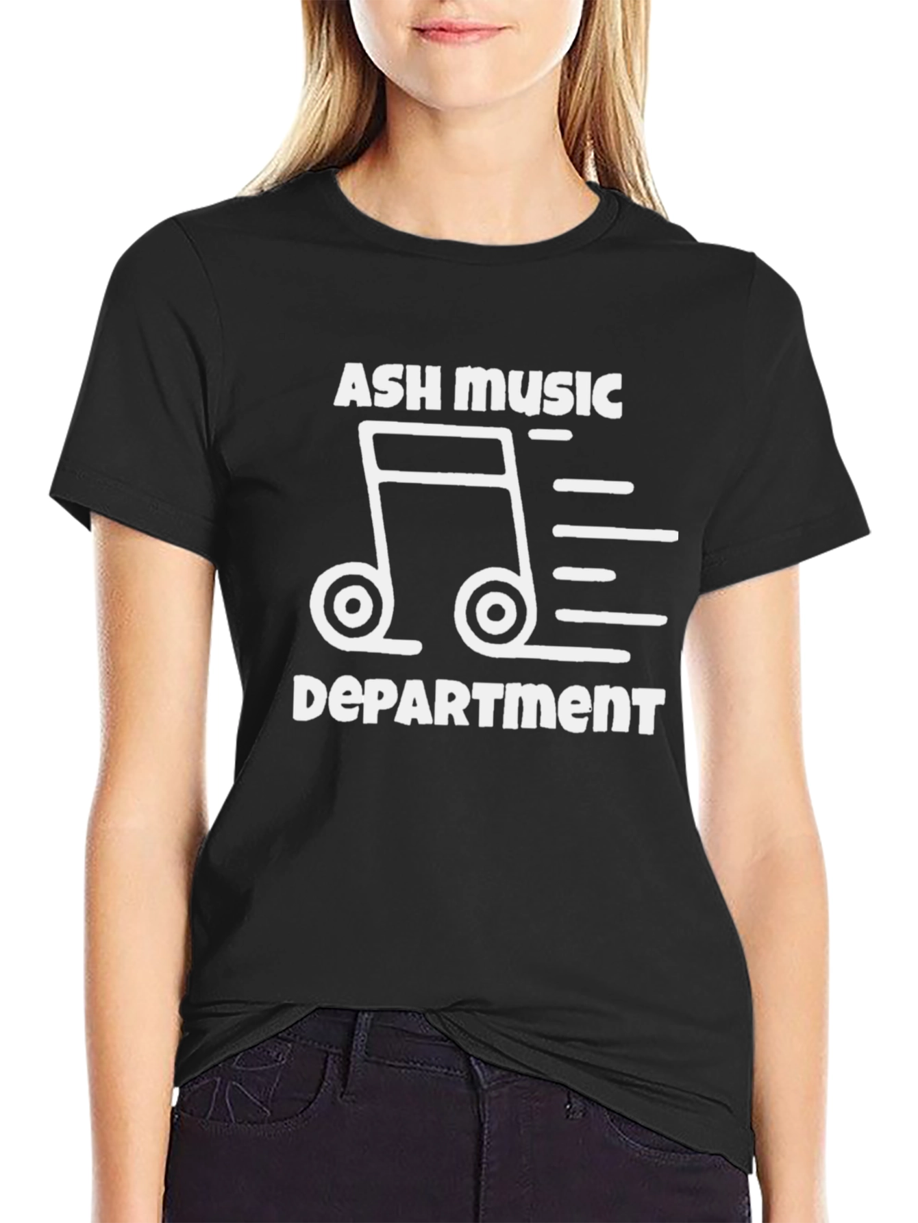 Ash Music Department Black T-Shirt