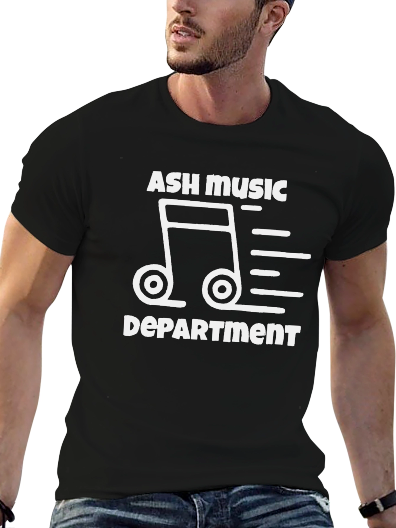 Ash Music Department Black T-Shirt